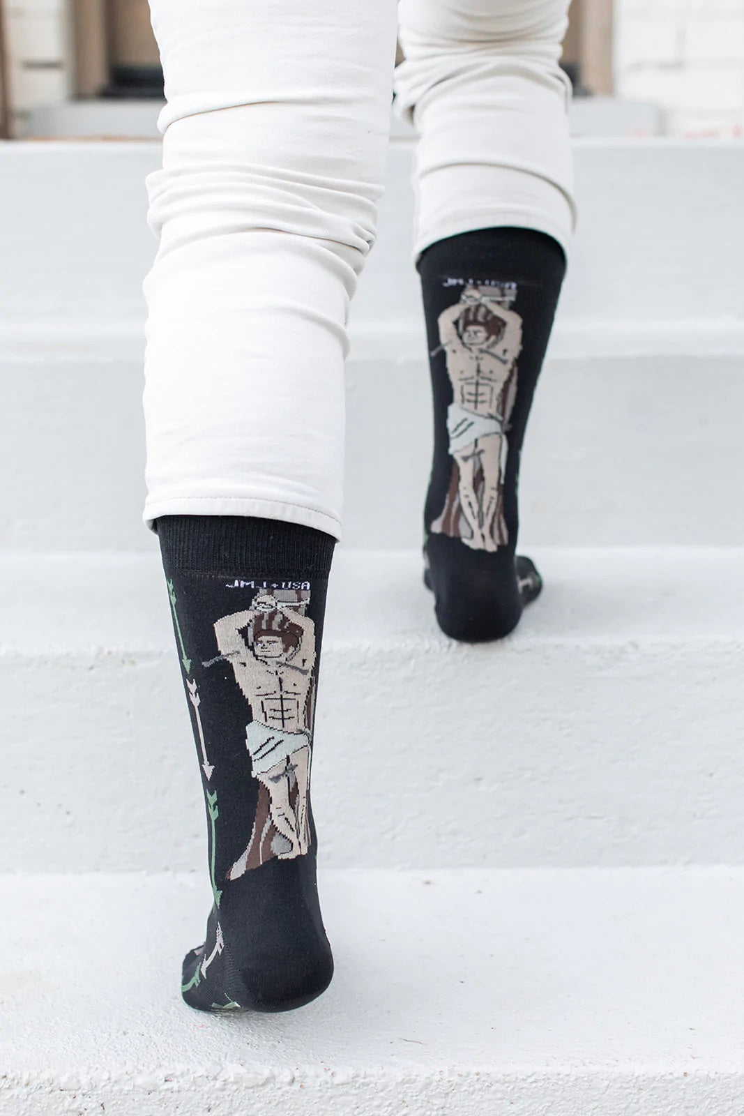 St. Sebastian Adult Socks