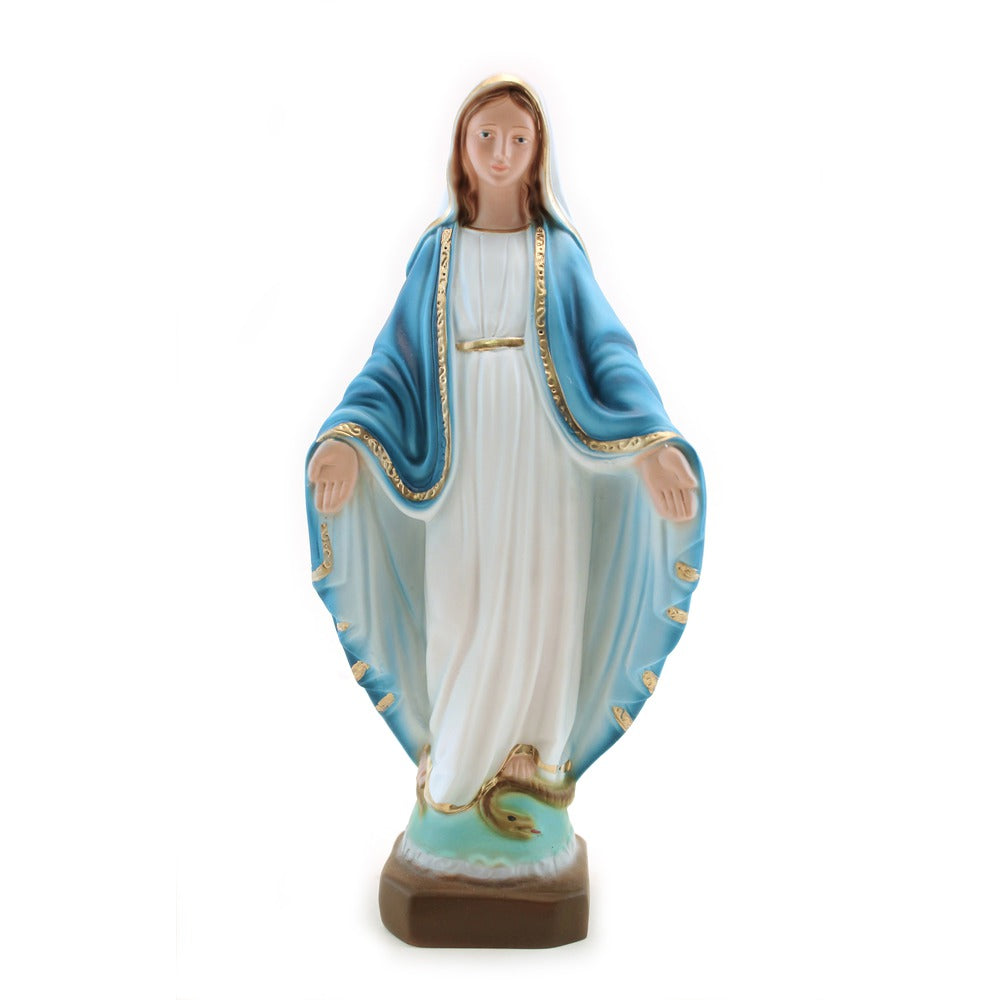 Our Lady of Grace Statue, Resin - 9 inch