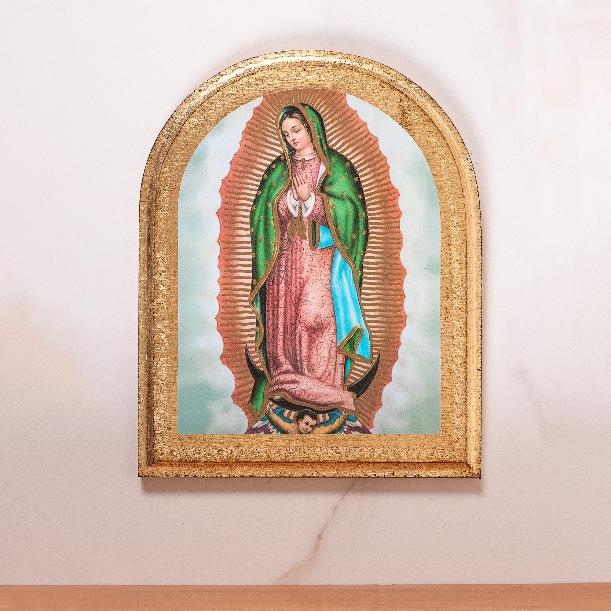 Our Lady of Guadalupe Plaque - 11" x 8.8 "