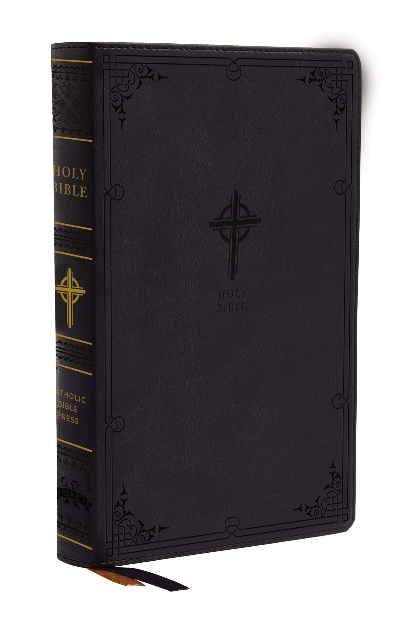 Large Print New American Bible (NABRE) - Black Leathersoft Gift Edition
