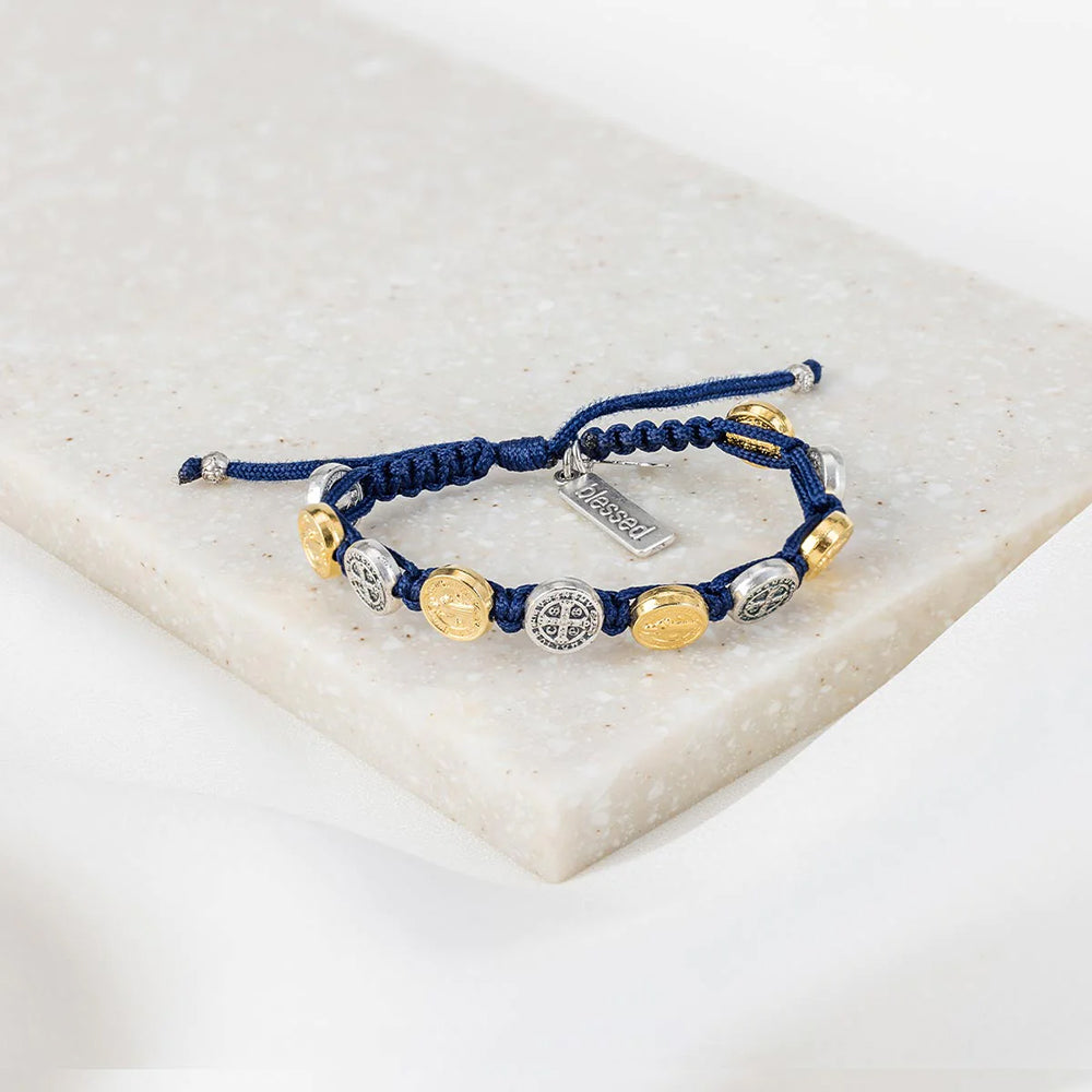 Trust the Journey Navy Blessing Bracelet