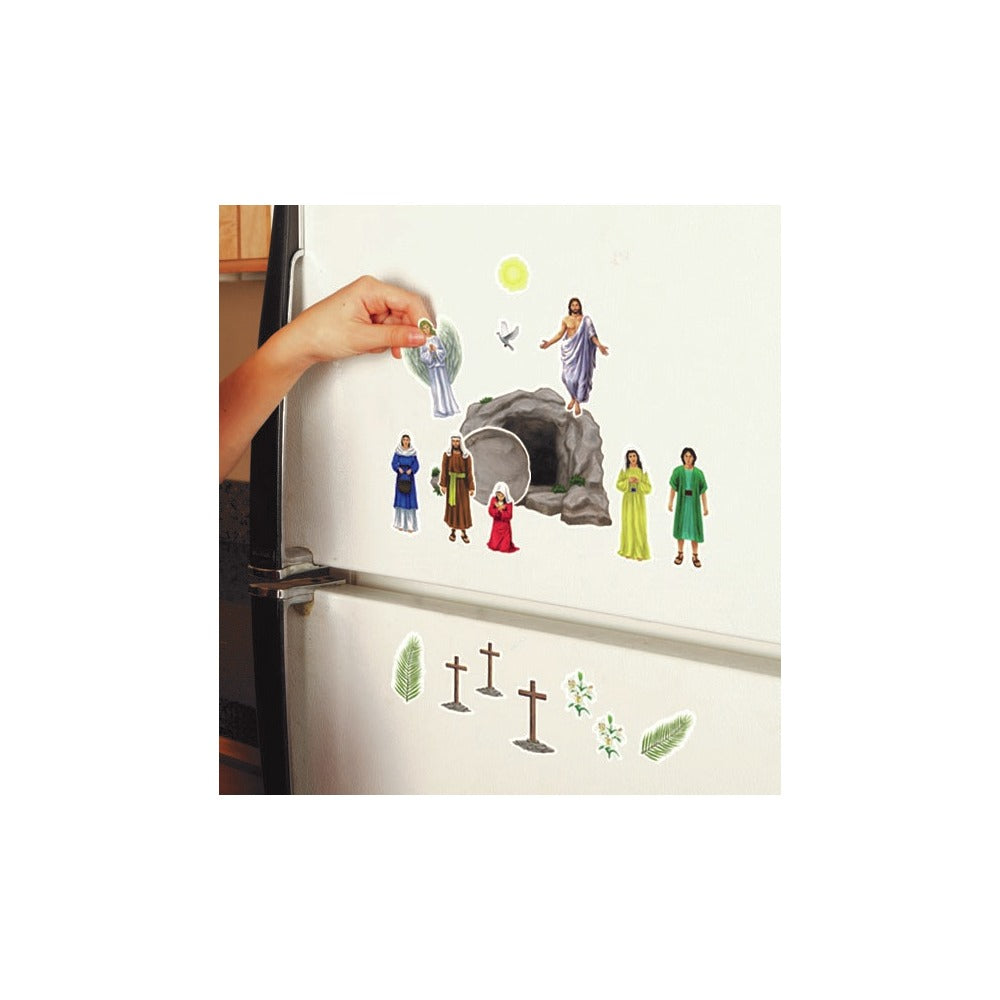 Easter Resurrection Magnet Set - 18 Pieces