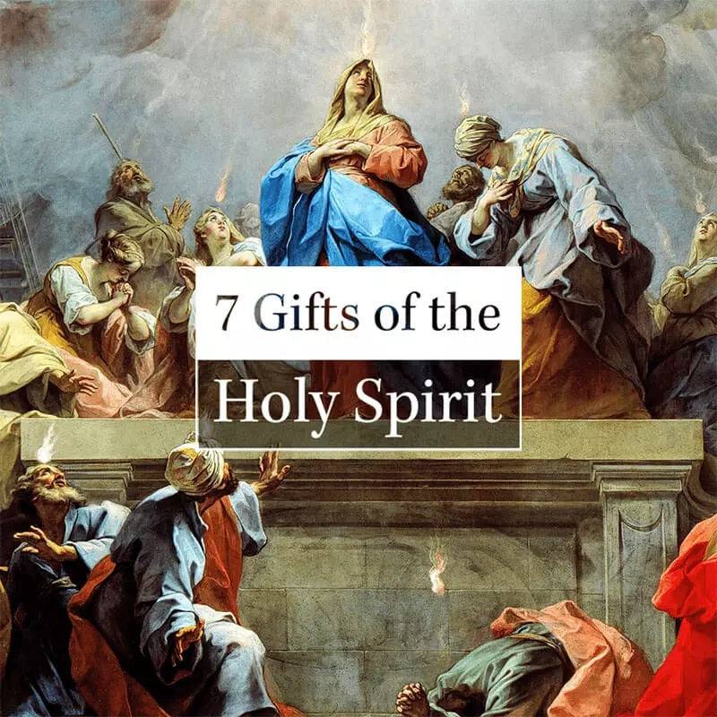 7 Gifts of the Holy Spirit - Good Catholic Digital Content Series & Seven Gifts of the Holy Spirit Gemstone Chaplet Gift Set