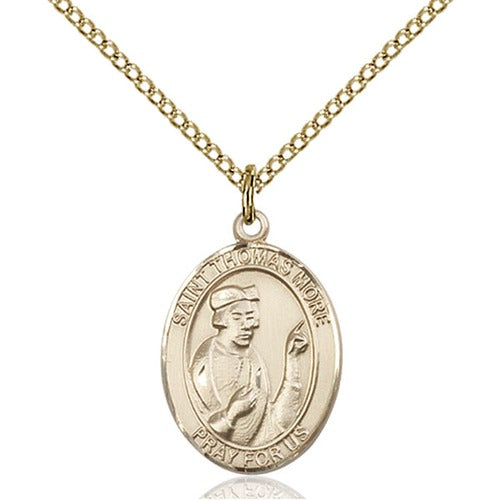 14kt Gold Filled St. Thomas More Pendant