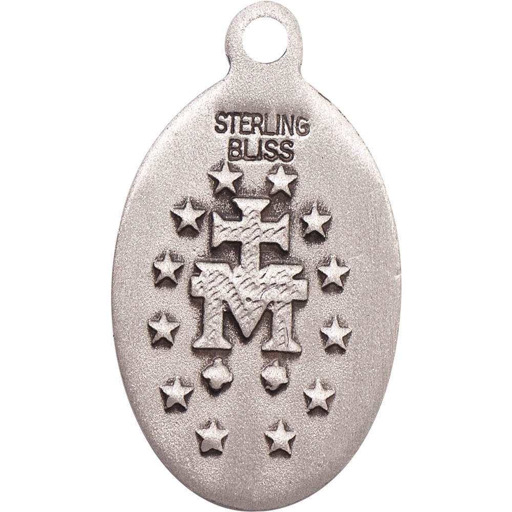 Sterling Silver Miraculous Pendant - 2511359