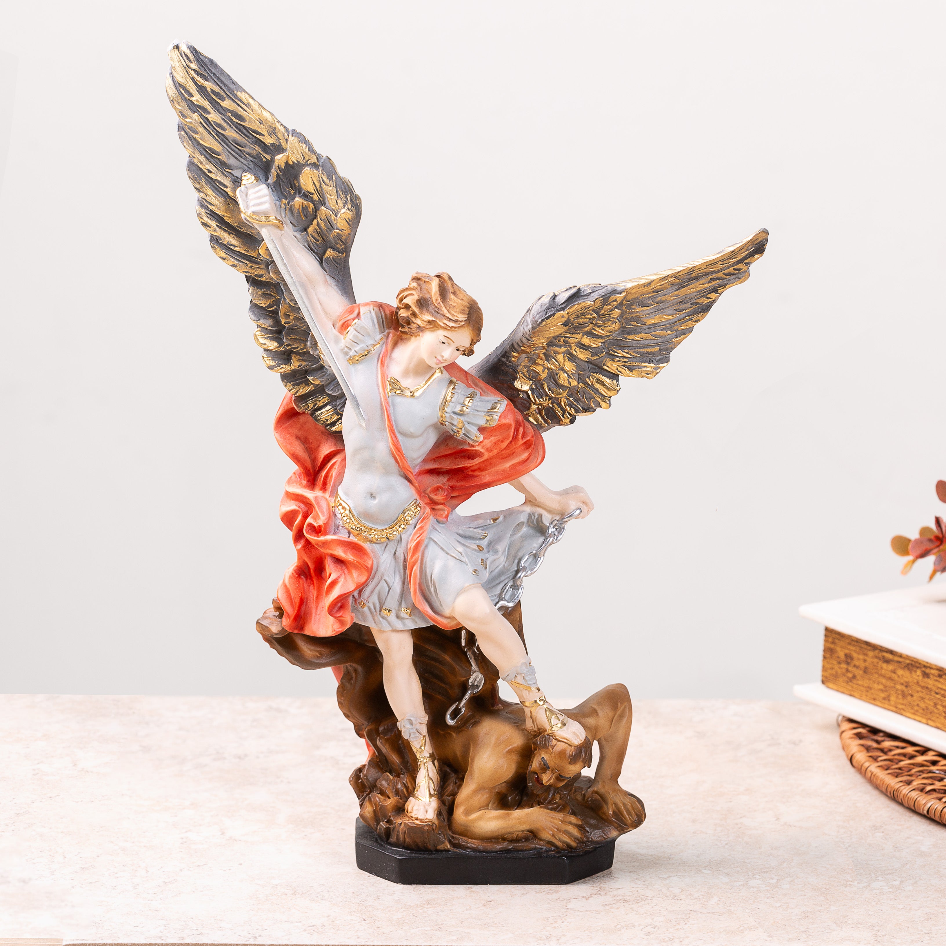 St. Michael Statue - Color 12"