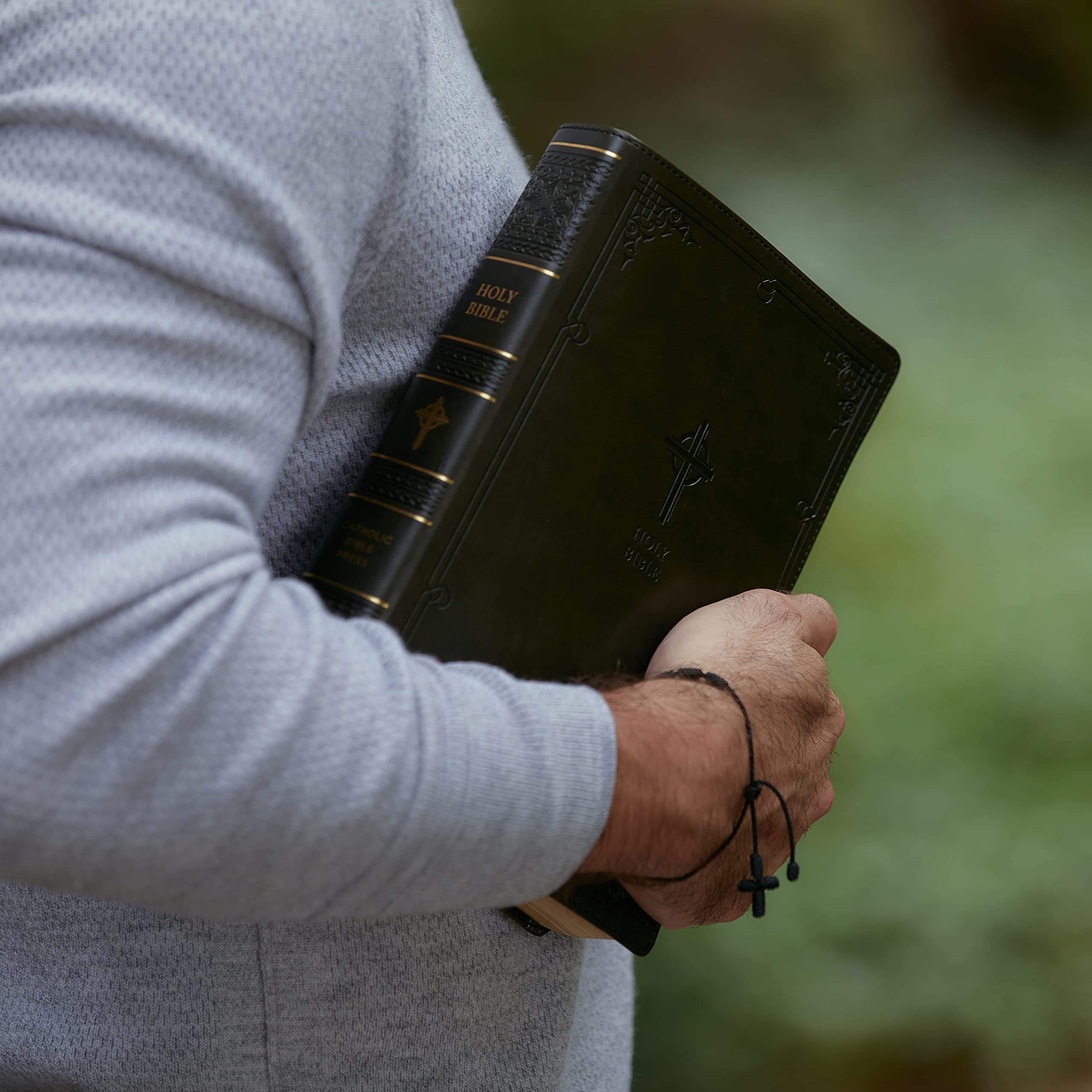 Large Print New American Bible (NABRE) - Black Leathersoft Gift Edition