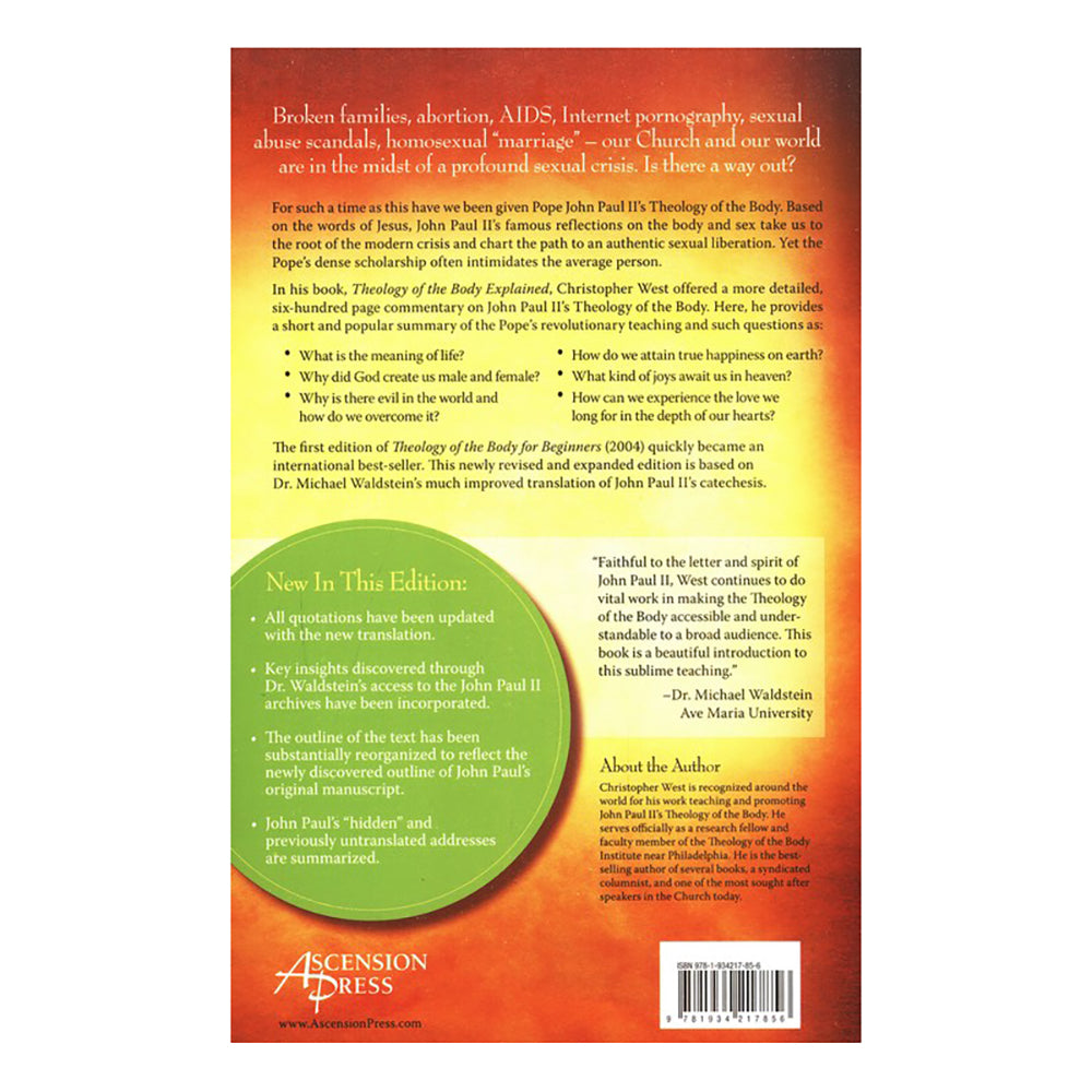 Theology of the Body for Beginners