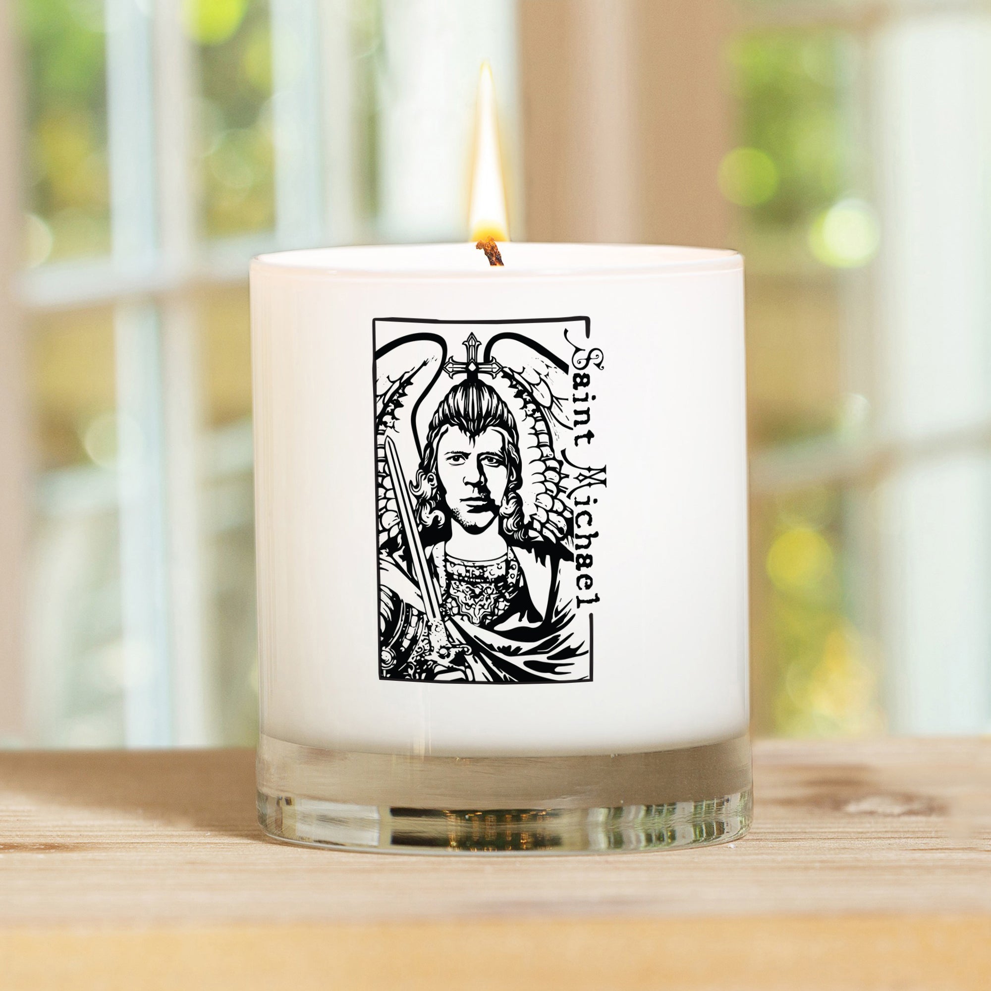 Personalized St. Michael Confirmation Candle