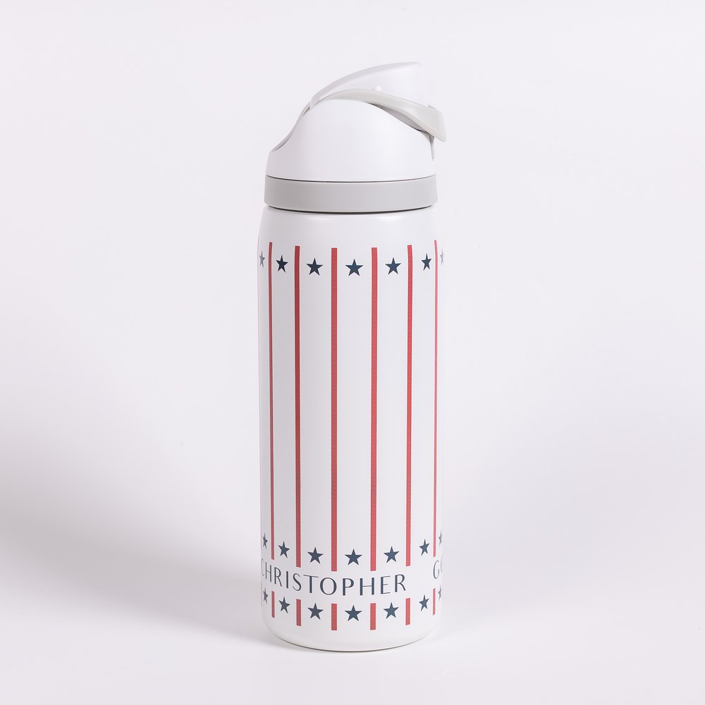 Personalized God Bless America Water Bottle
