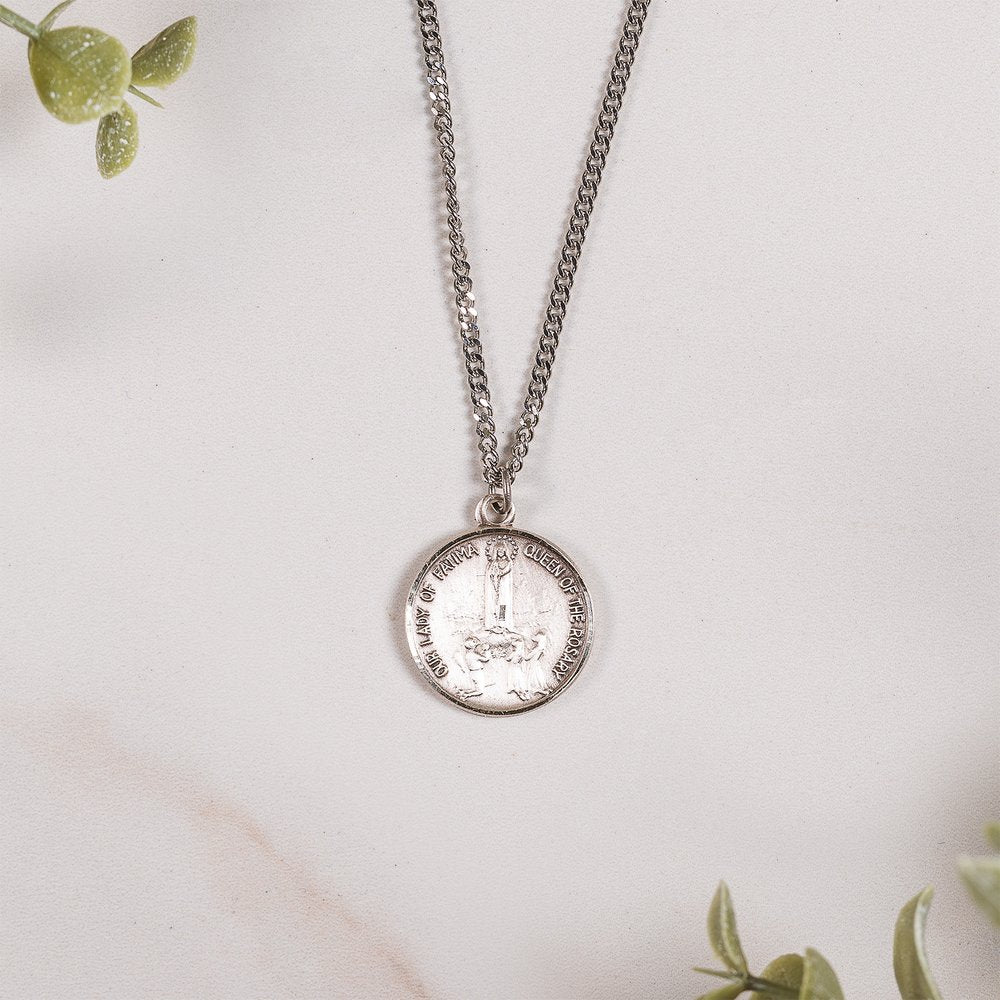 Our Lady of Fatima Queen of the Rosary Necklace