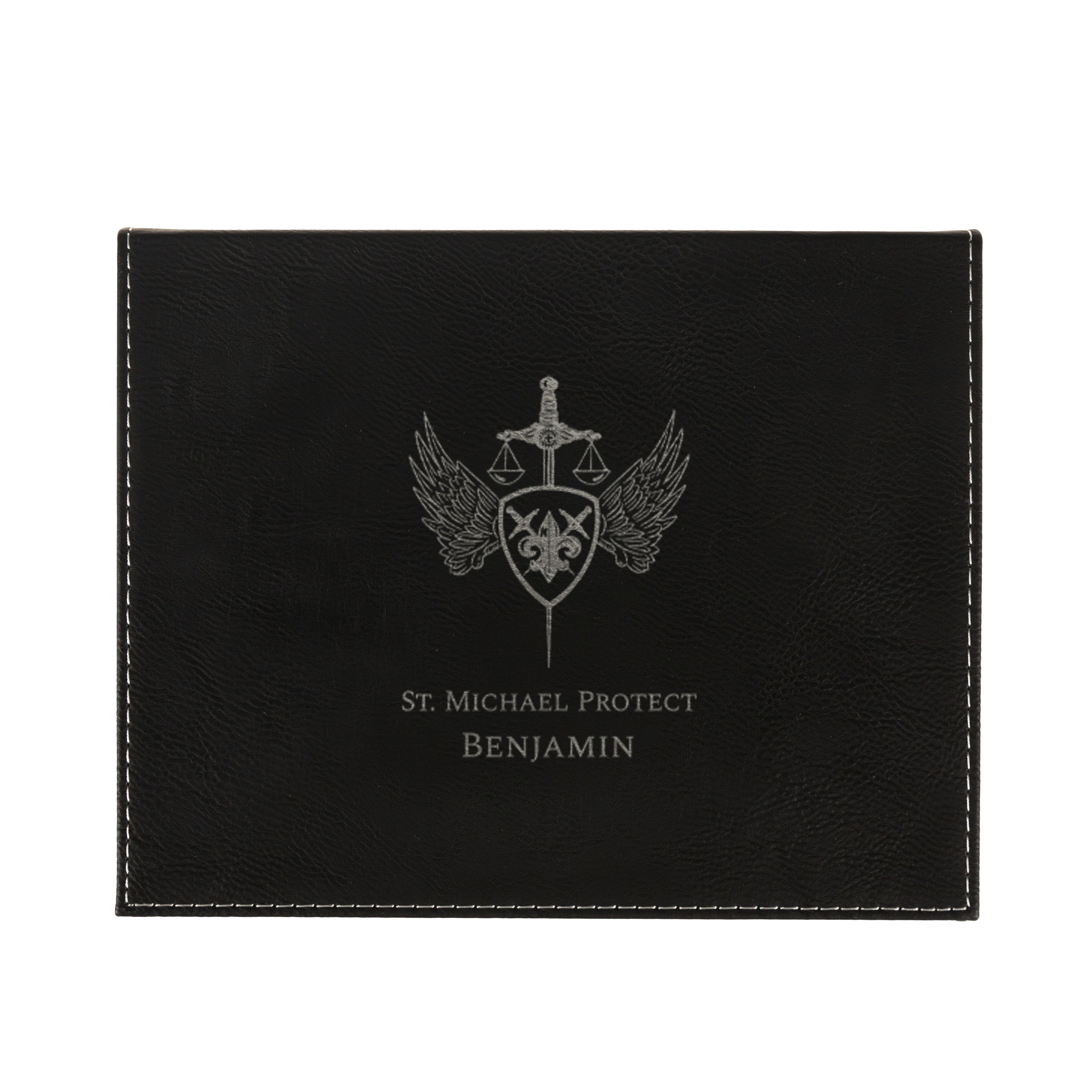 Personalized St Michael Keepsake and Travel Boxes-set of 2