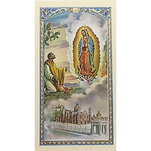 Words of Our Lady of Guadalupe - Prayer Card
