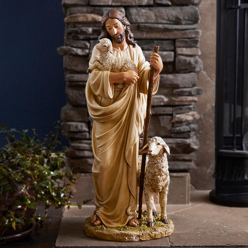 Good Shepherd Indoor Statue - 24"