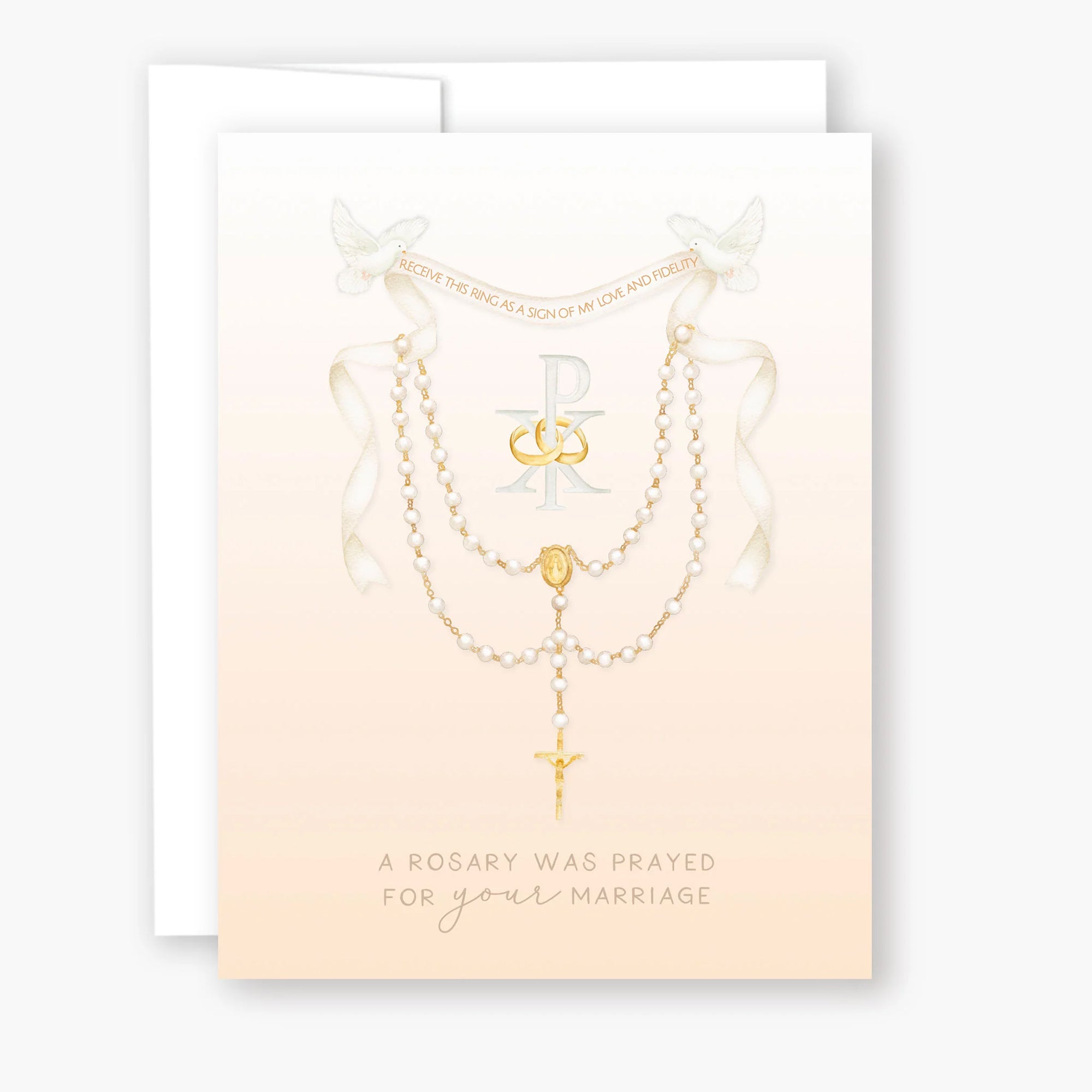 I Prayed a Rosary for Your Marriage Greeting Card