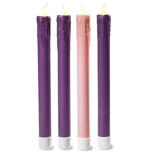 Taper LED Advent Candles
