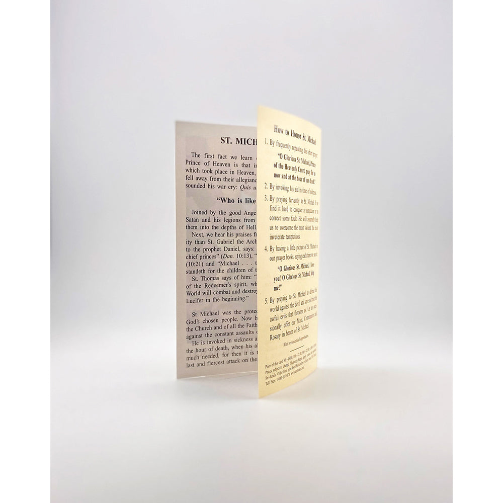 The Prayer to St. Michael Prayercard (Pack of 100)
