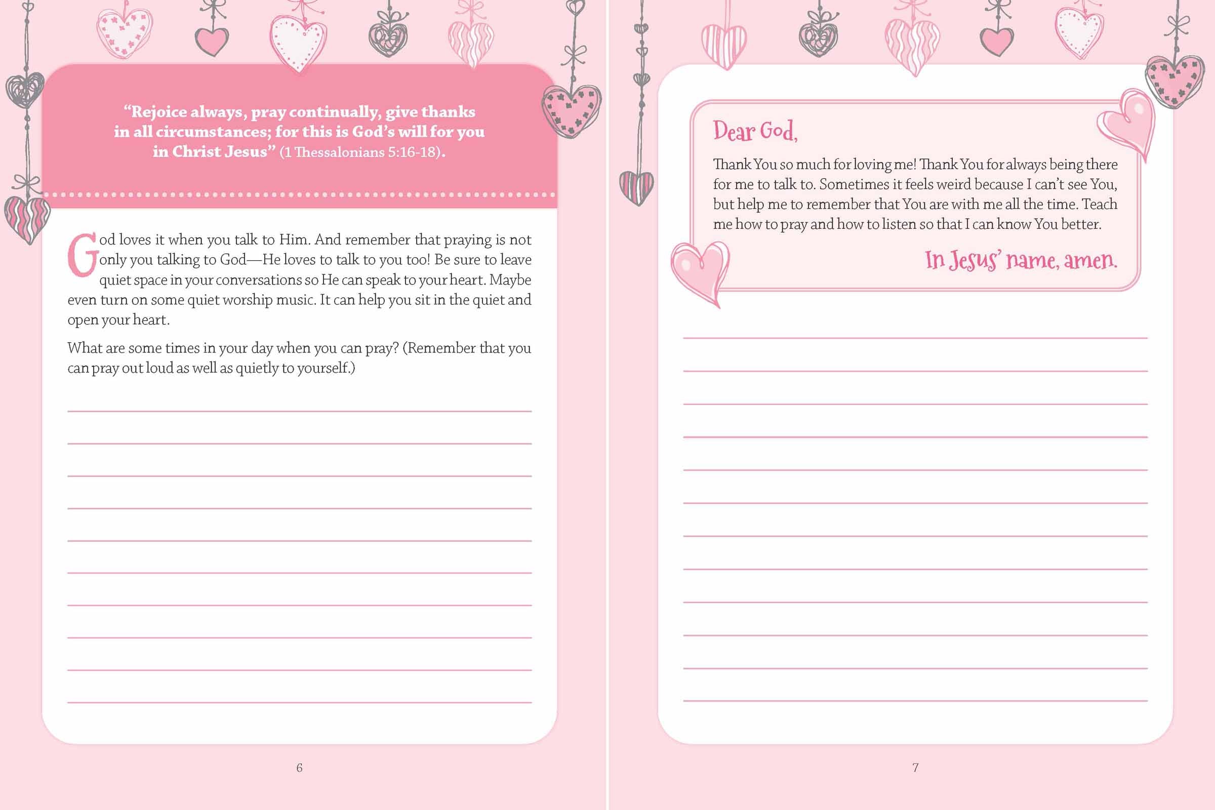 You’re God’s Girl! Prayer Journal