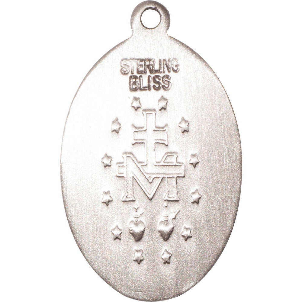 Sterling Silver Miraculous Pendant - 2511361