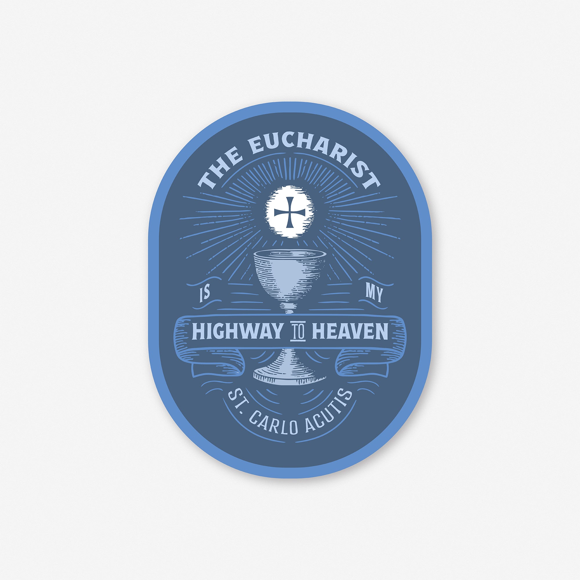 Eucharist First Communion St. Carlo Acutis Quote Vinyl Sticker