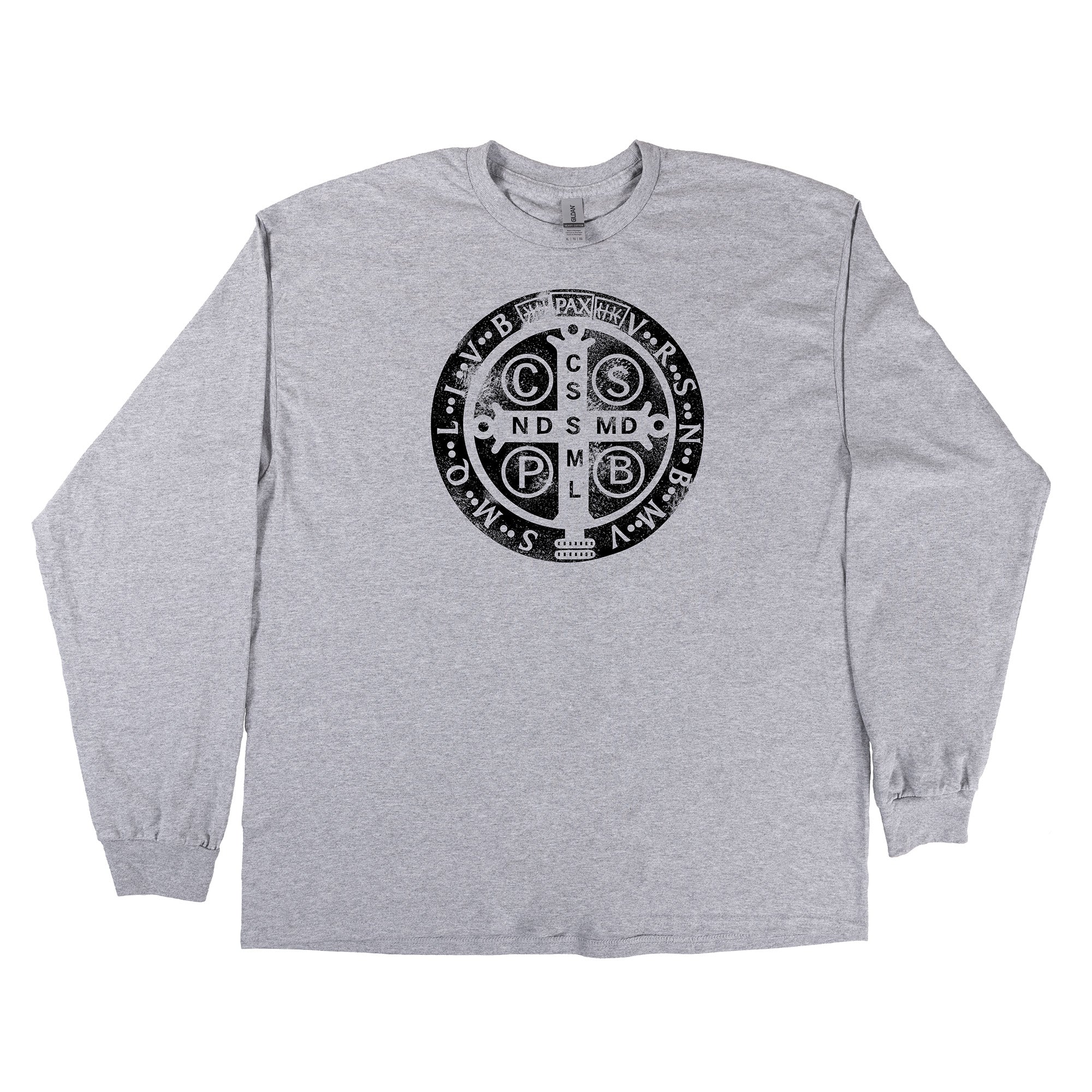 St. Benedict Grey Long Sleeve