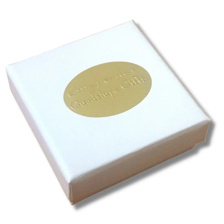 Mother of Pearl Cubic Zirconia Gold Scapular Necklace