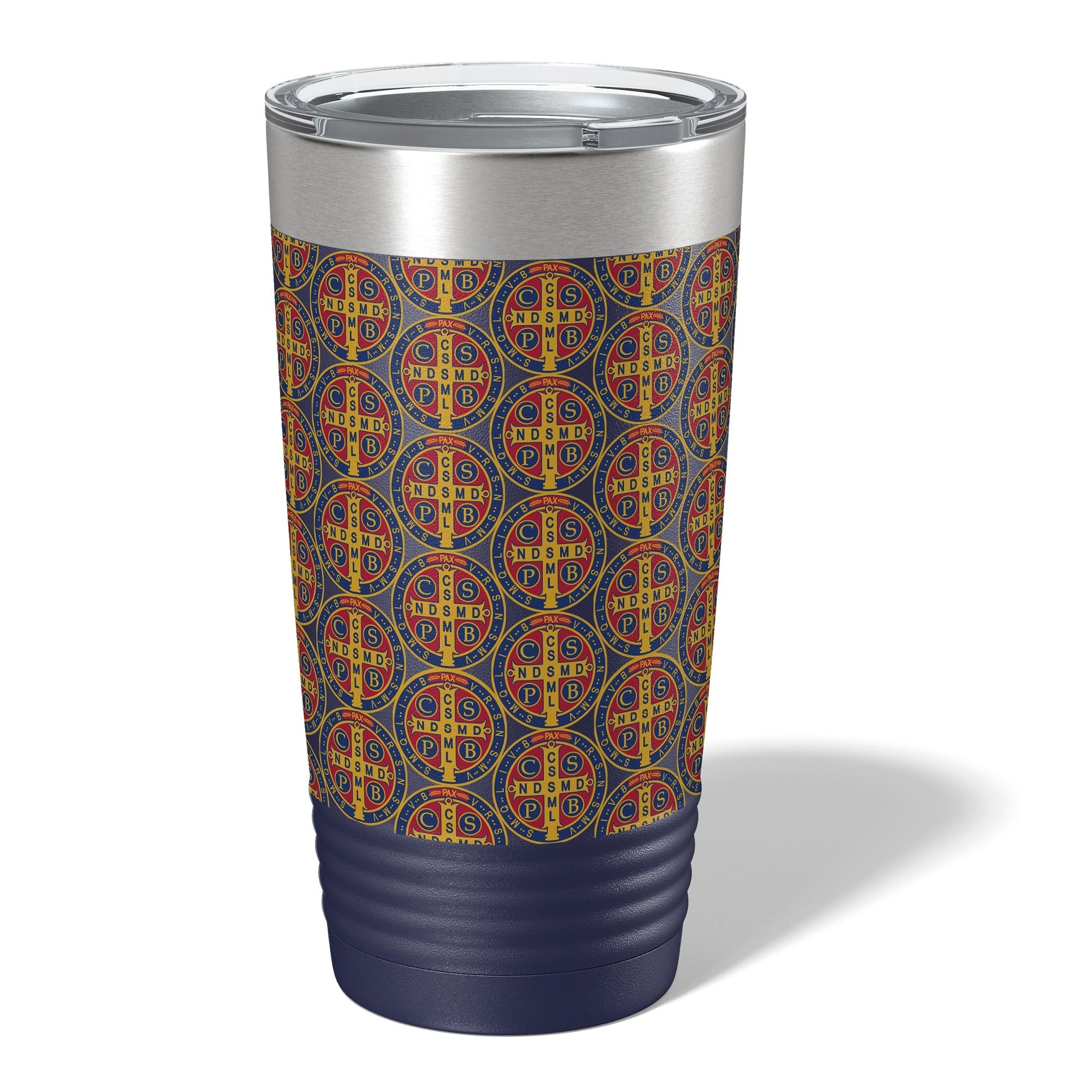 St. Benedict Medal Insulated Blue 20oz Tumbler