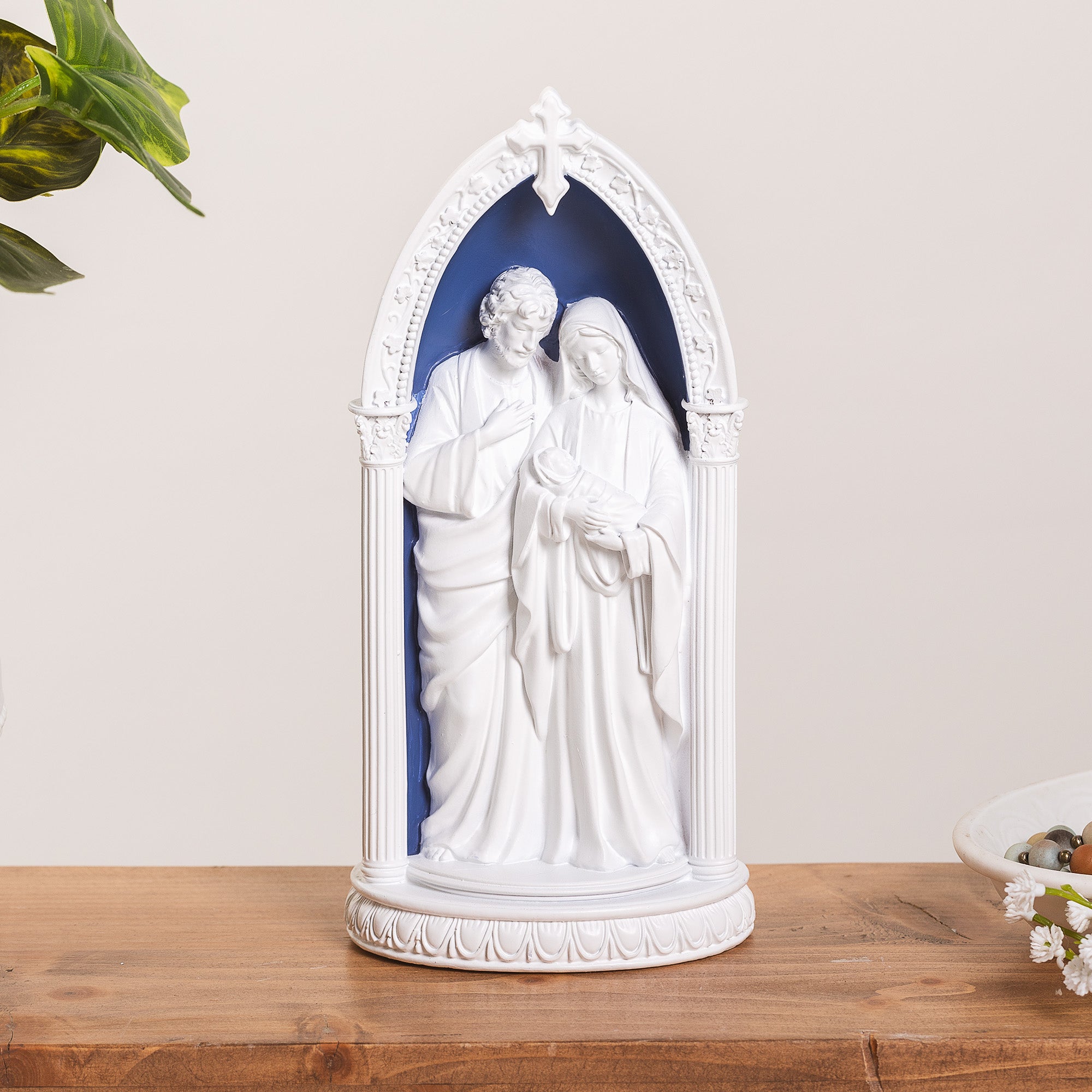 LED Holy Family Della Robbia Style Arch