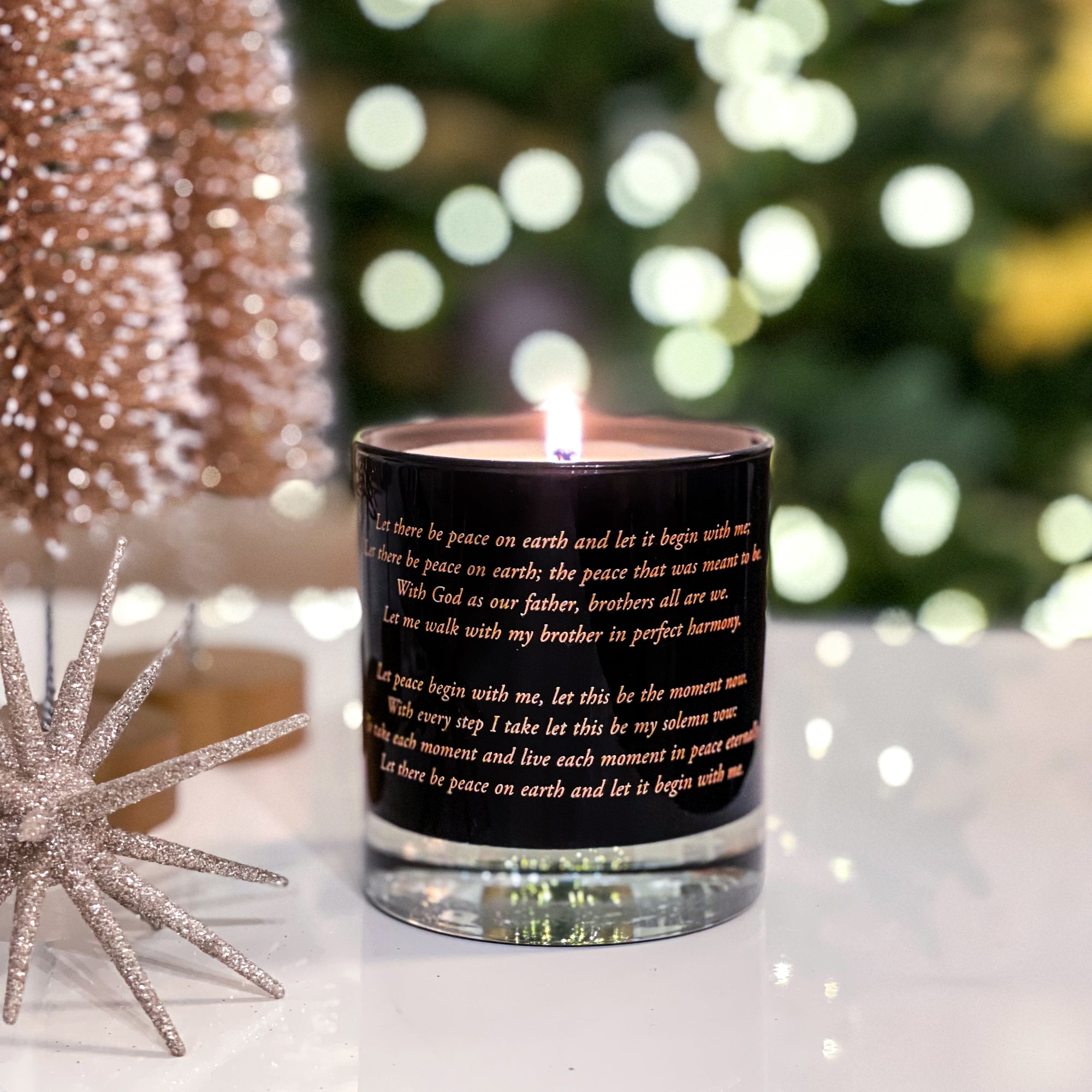 Peace on Earth Candle