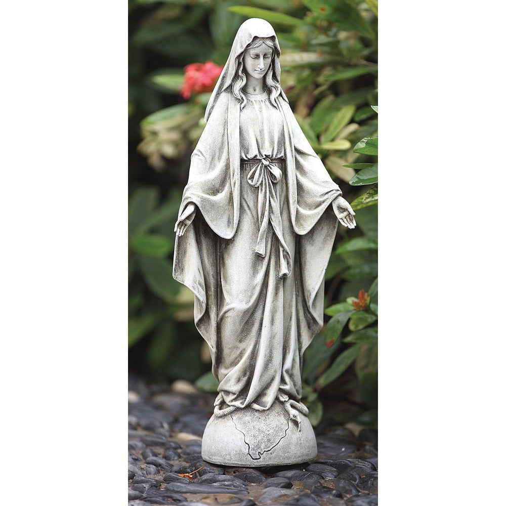Our Lady of Grace Garden Figure, 14 inches