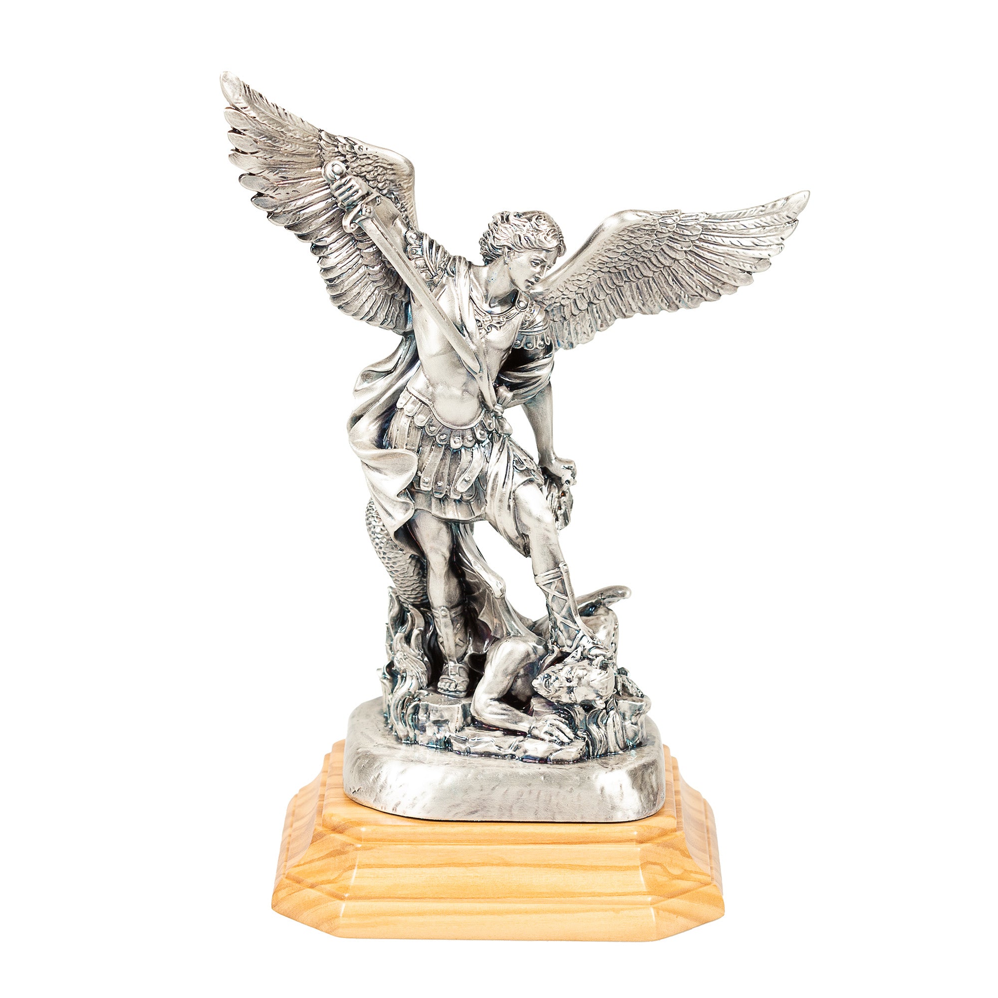 Italian St. Michael Statue - 8.85"