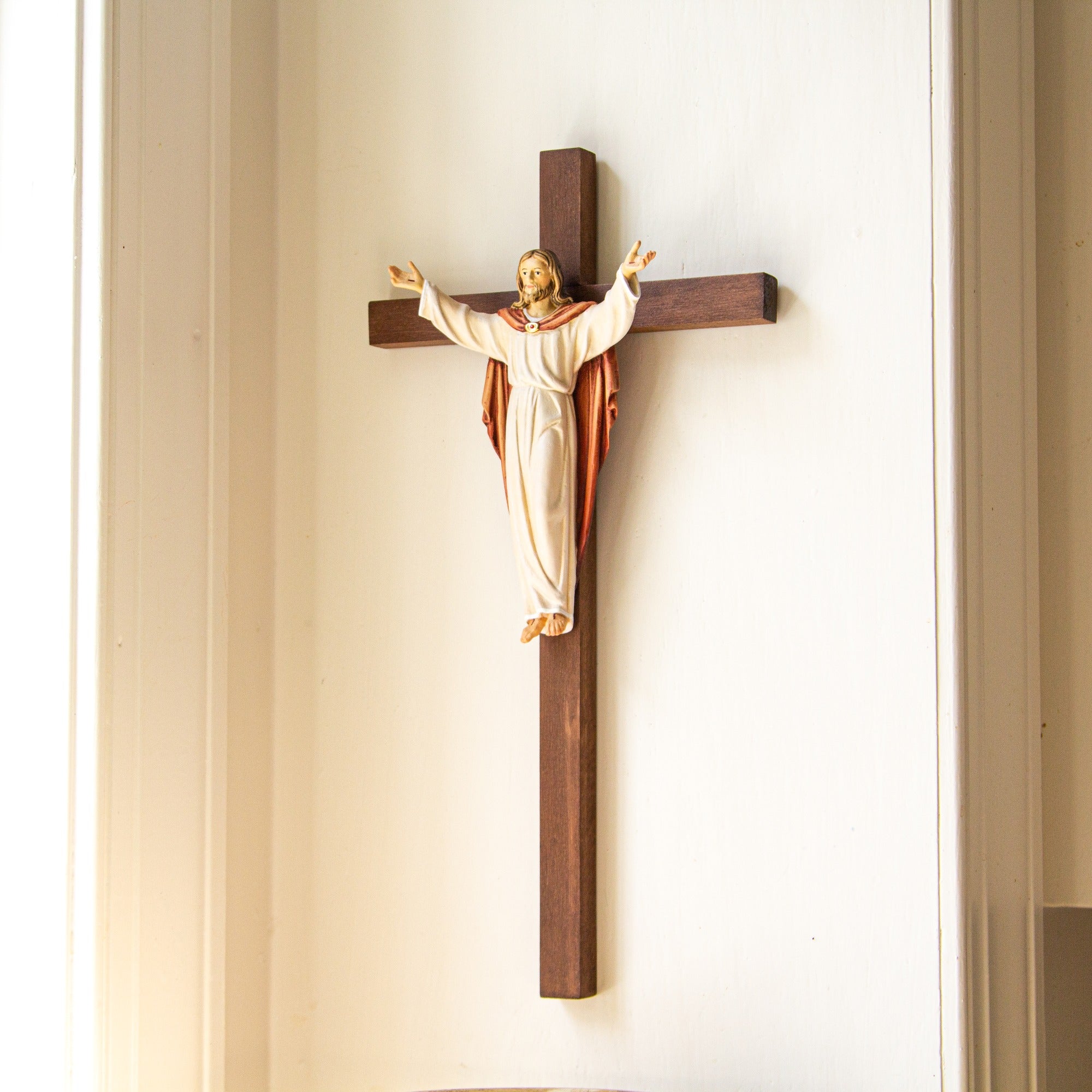 Risen Christ Hand Made Italian Crucifix