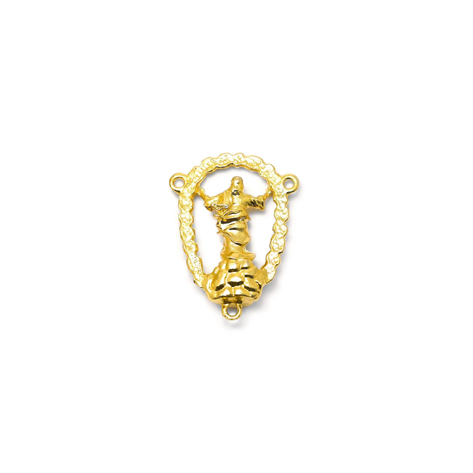 Ghirelli Aulite & Red Tiger Eye Risen Christ Rosary