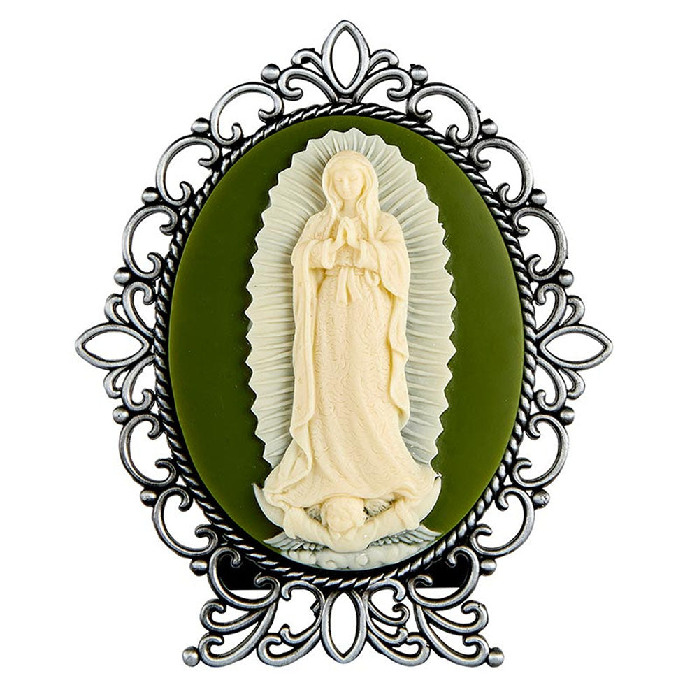 Our Lady of Guadalupe Cameo Plaque - 5"
