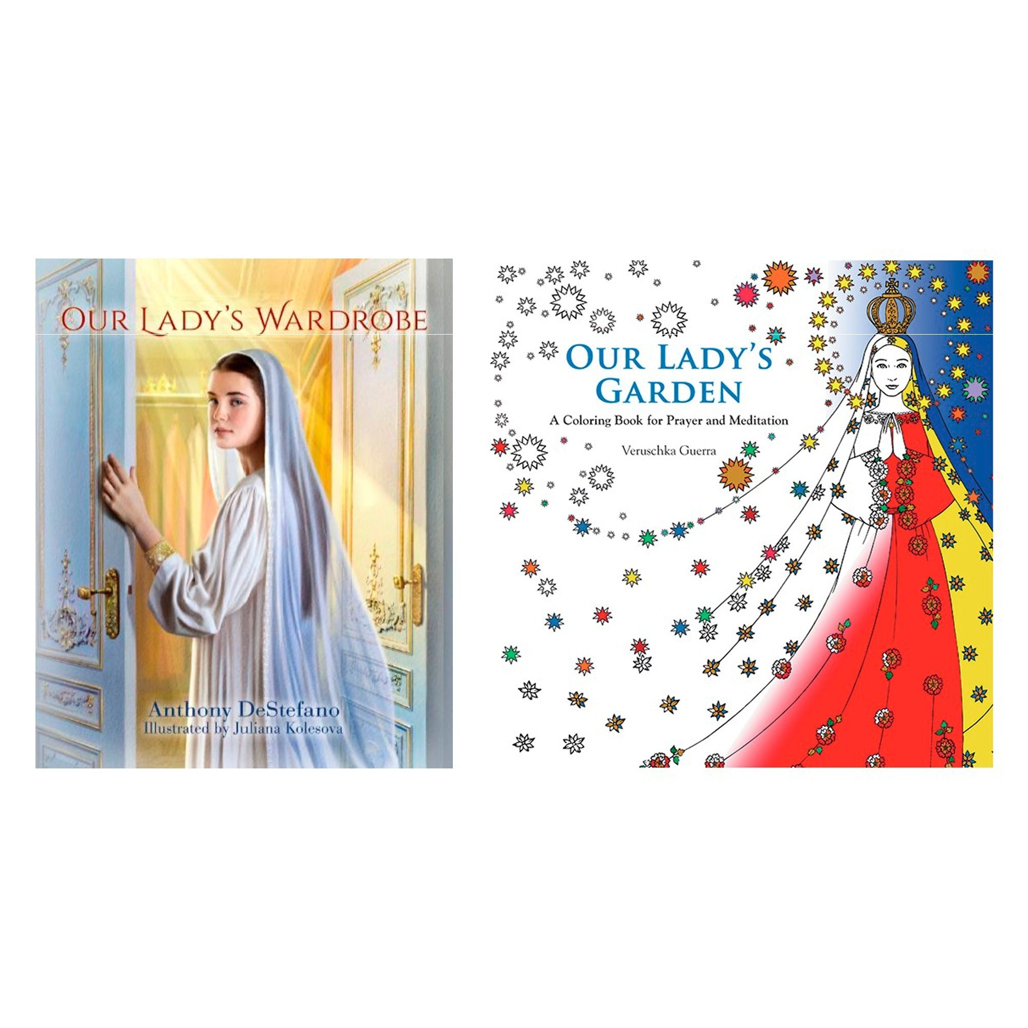 Our Lady's Wardrobe & Our Lady's Garden Coloring Book (2 Book Set)