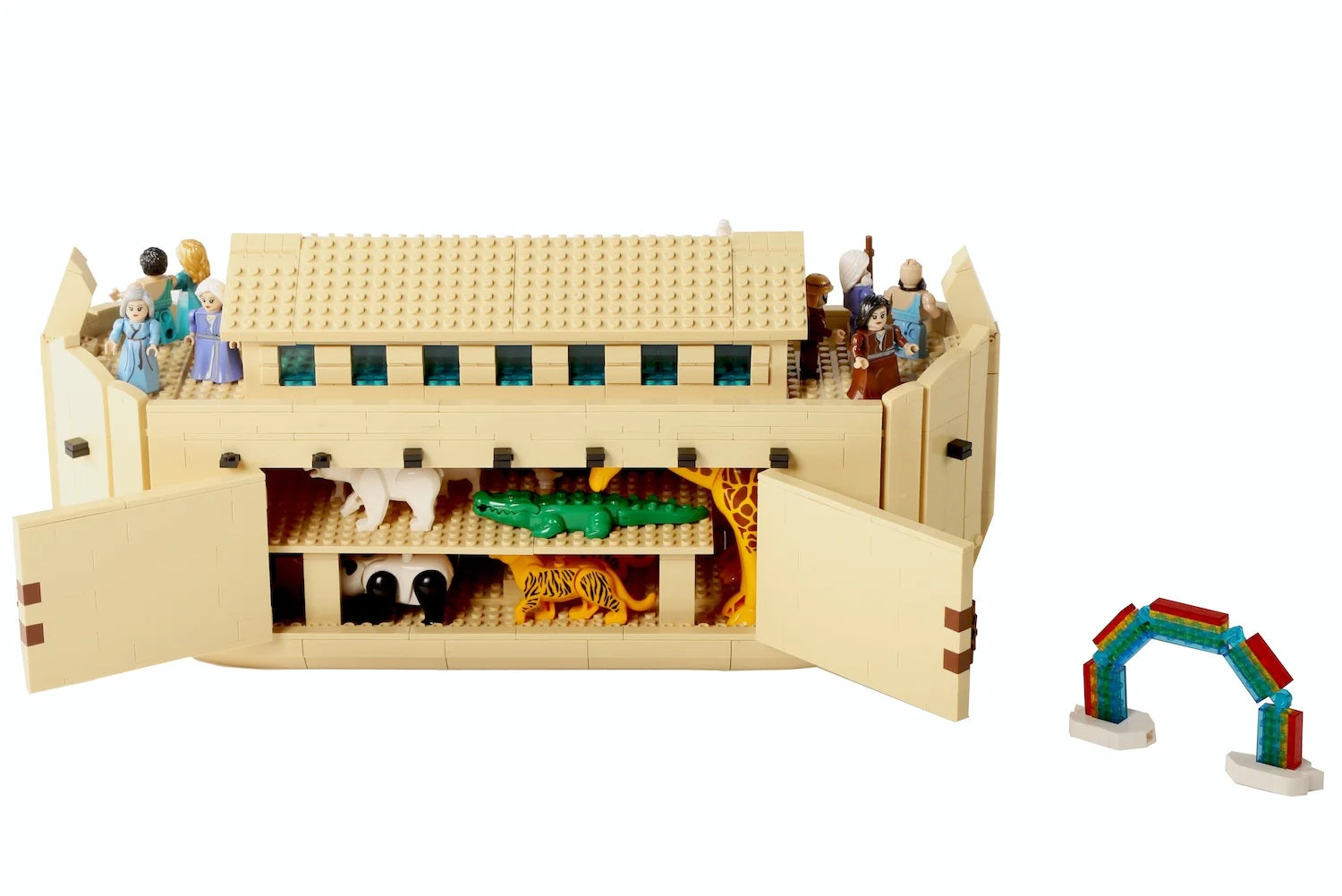 Building Bricks Noah's Ark Play Set for Kids