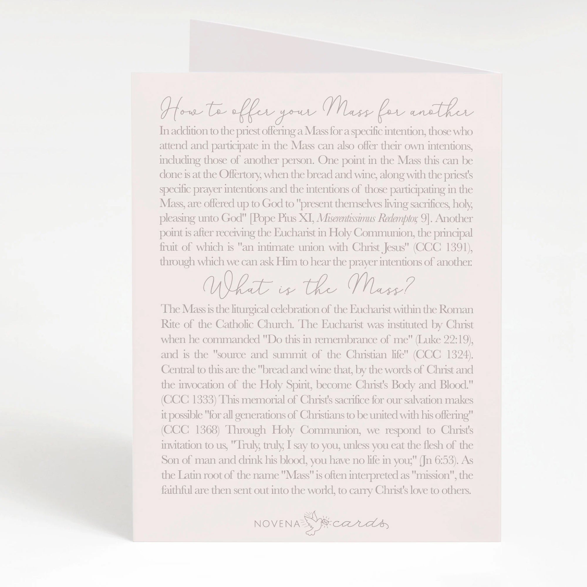 I Prayed for You at Mass Eucharist Greeting Cards (Variety 4 Pack)