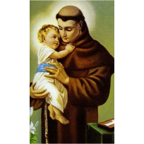 St. Anthony Personalized Prayer Card (Priced Per Card)
