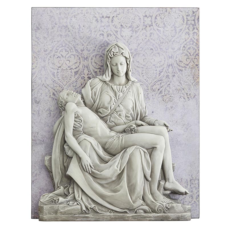 Pieta Garden Wall Plaque - 26"x 21"