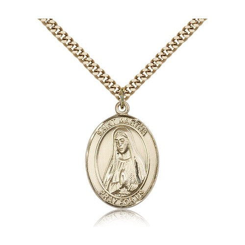14kt Gold Filled St. Martha Pendant w/ chain