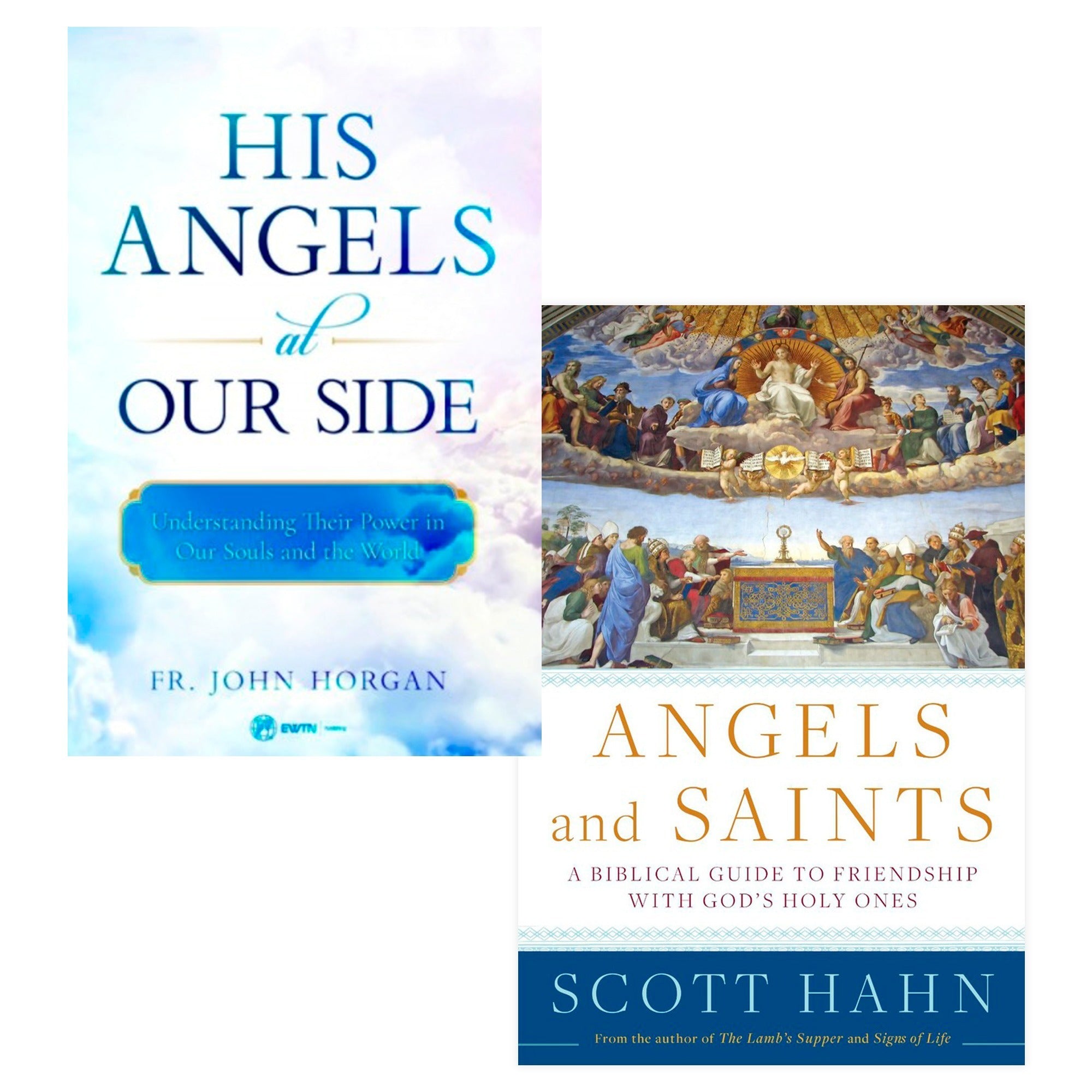 His Angels at Our Side & Angels and Saints (2 Book Set)