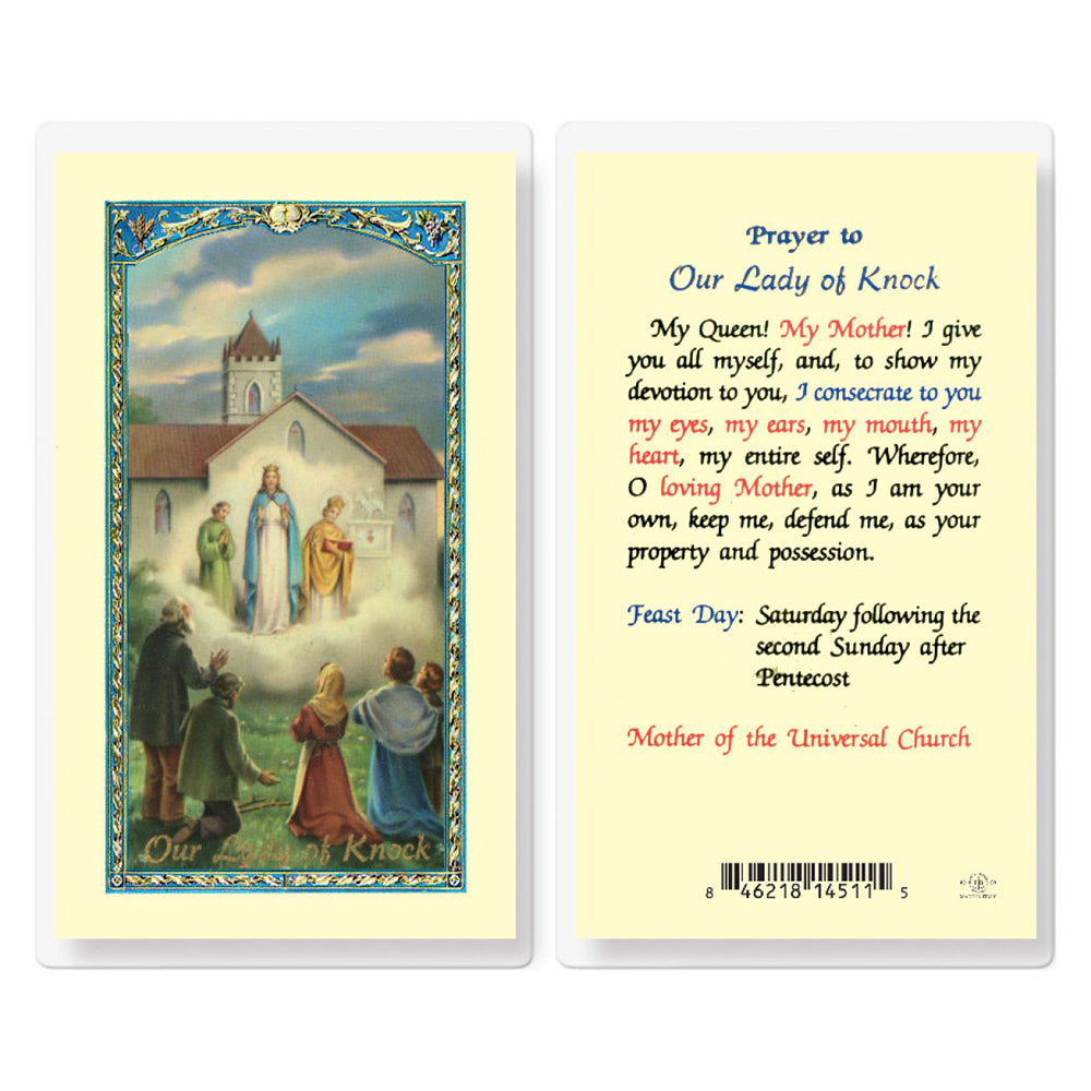 Prayer to Our Lady of Knock Prayer Card