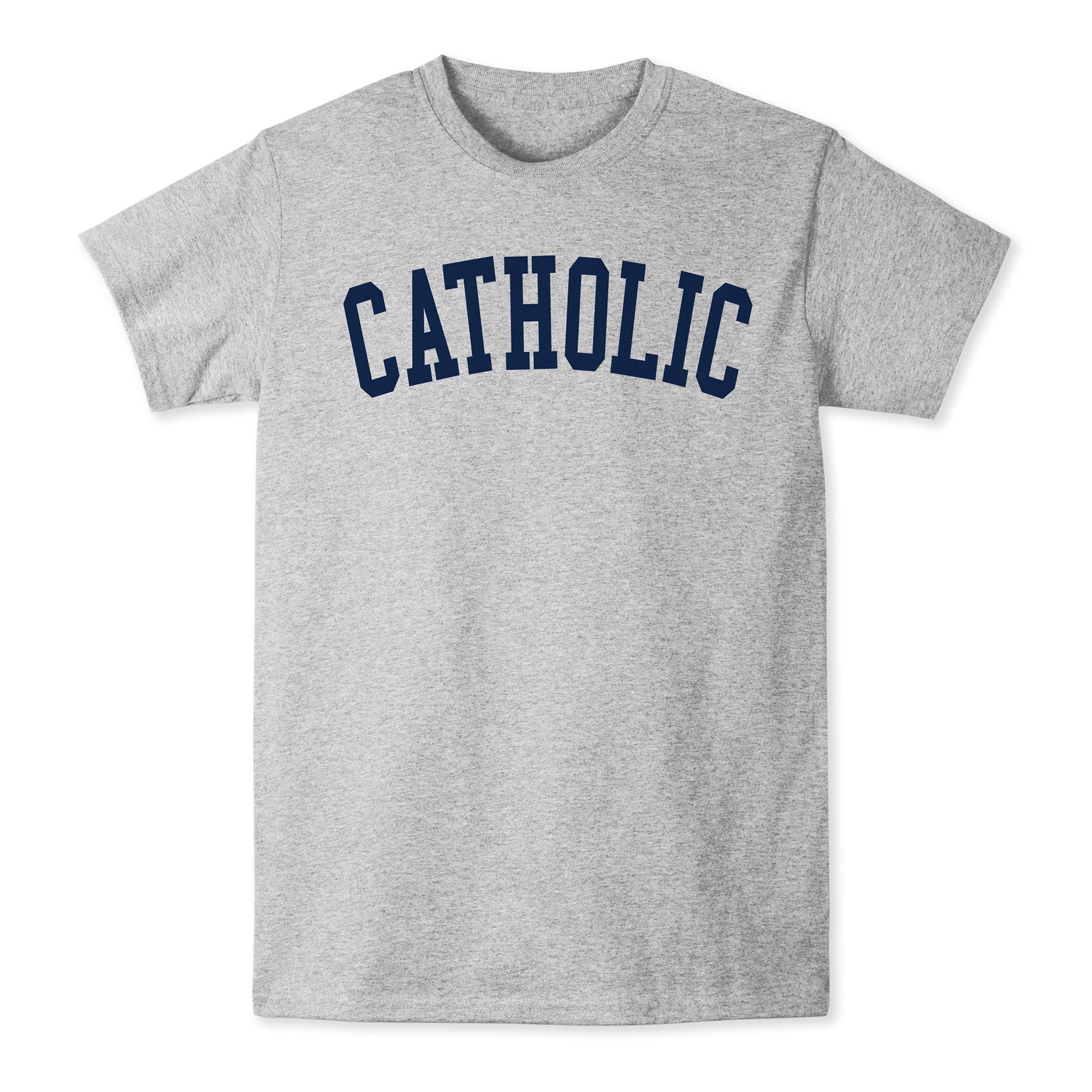Collegiate Catholic Grey T-Shirt