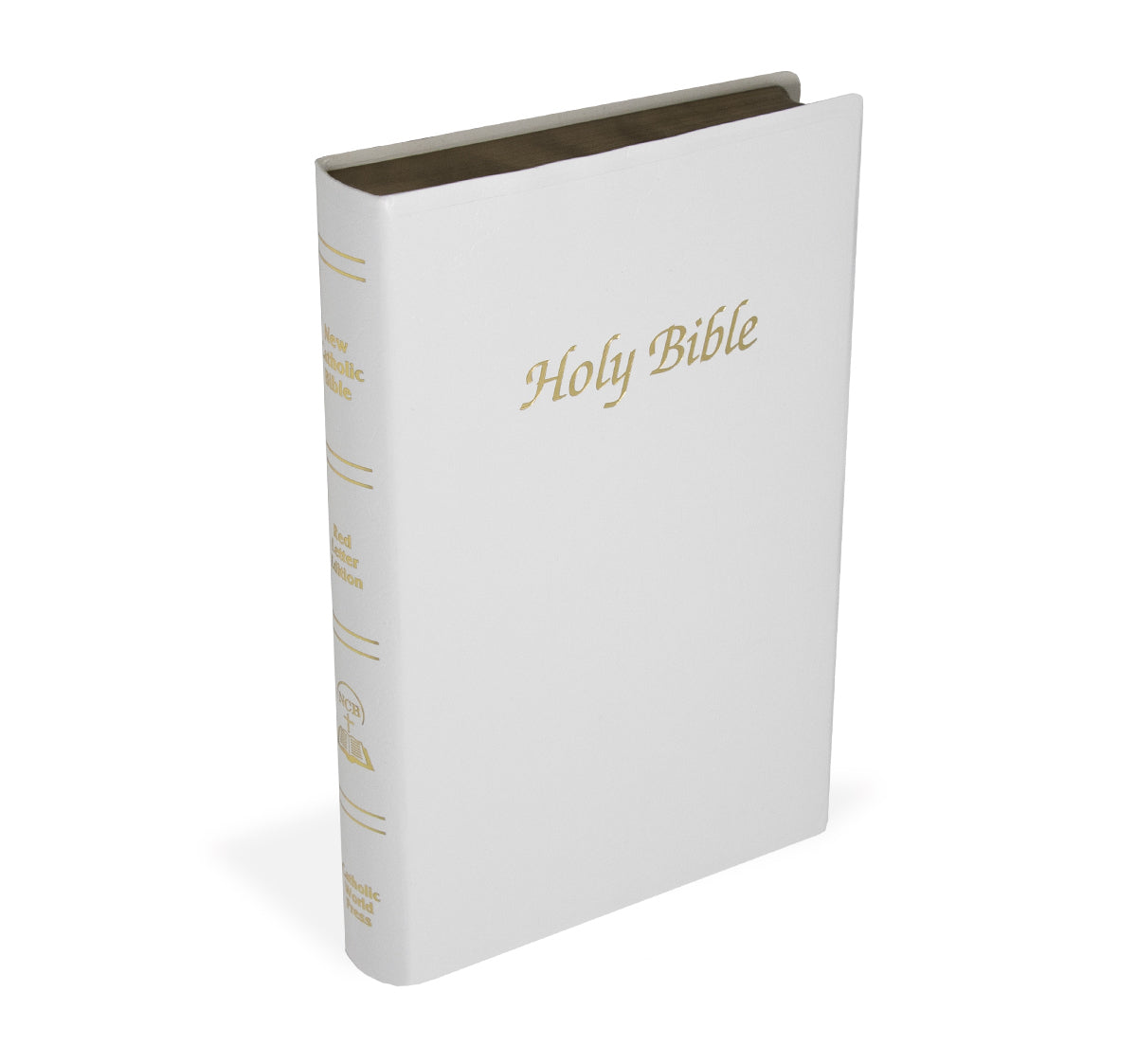 New Catholic Bible: White First Communion Bible