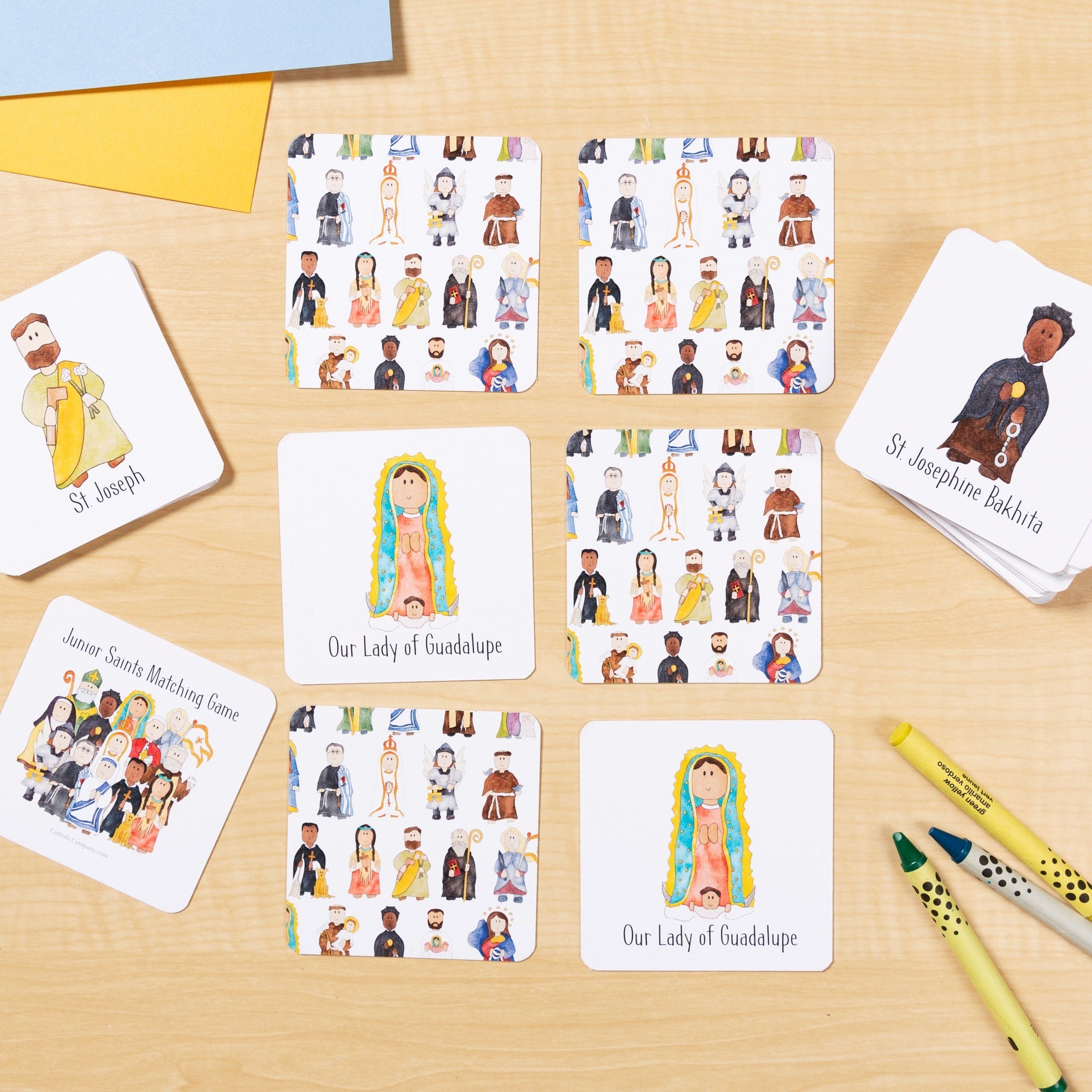 Junior Saints Matching Game