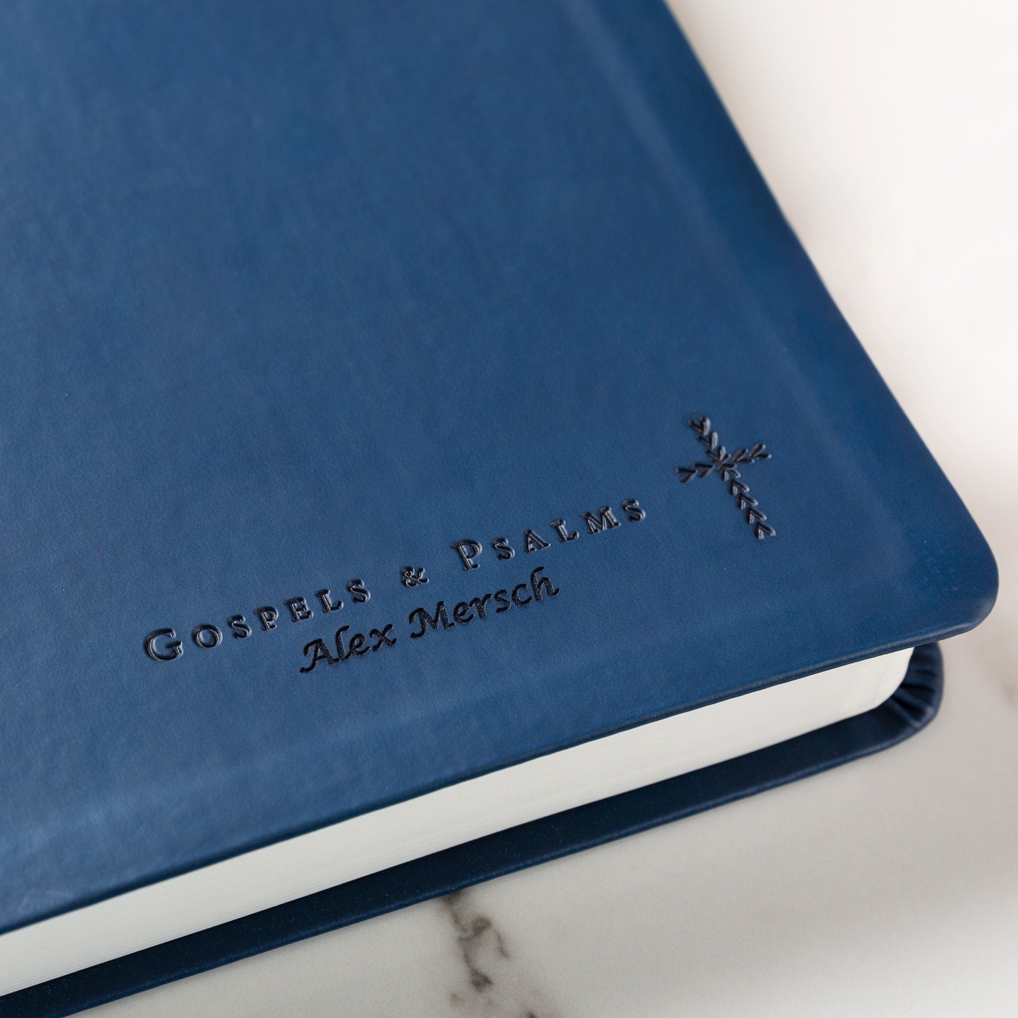 Journaling Through the Gospels & Psalms Bible (NABRE) - Navy