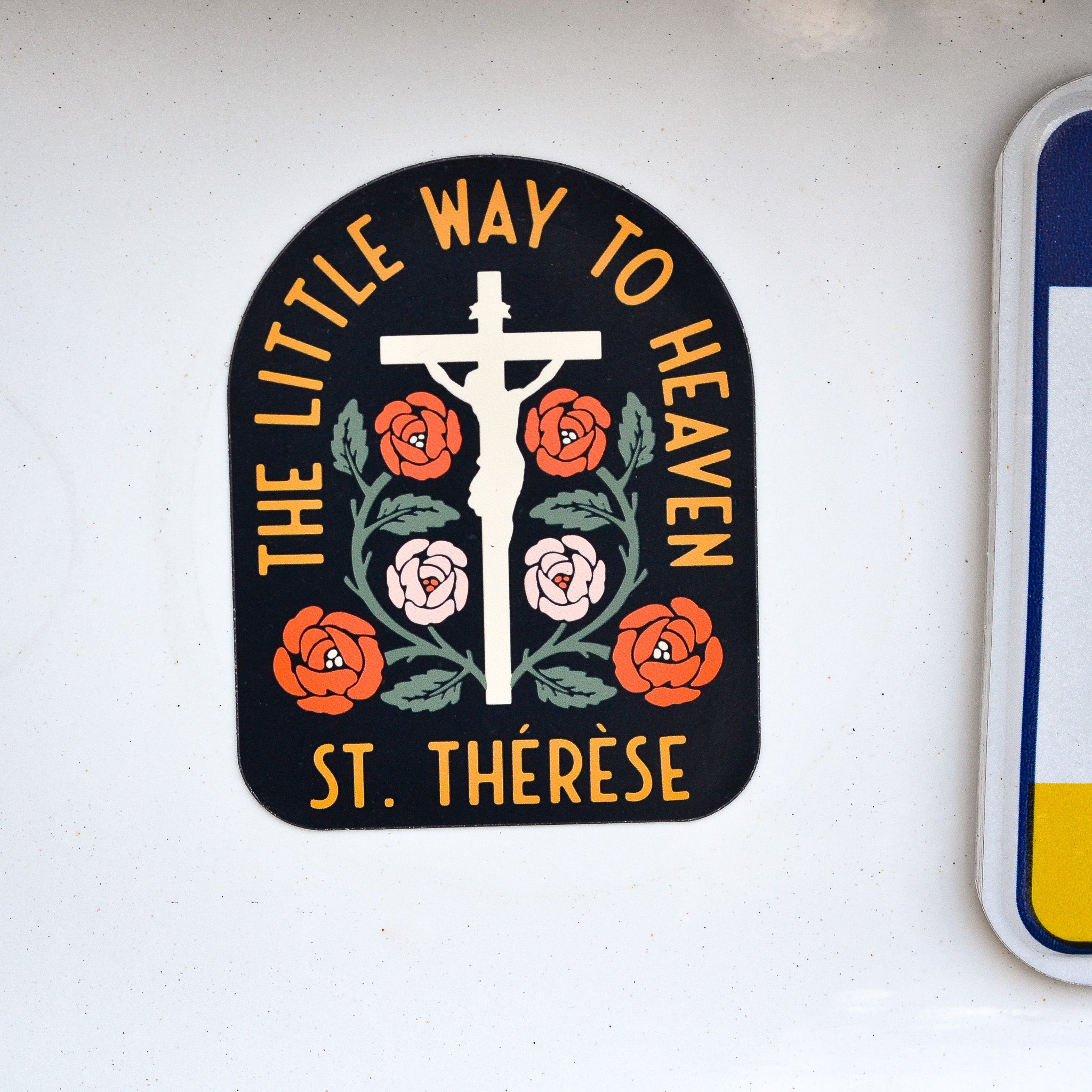 St. Thérèse Little Way to Heaven Catholic Car Magnet