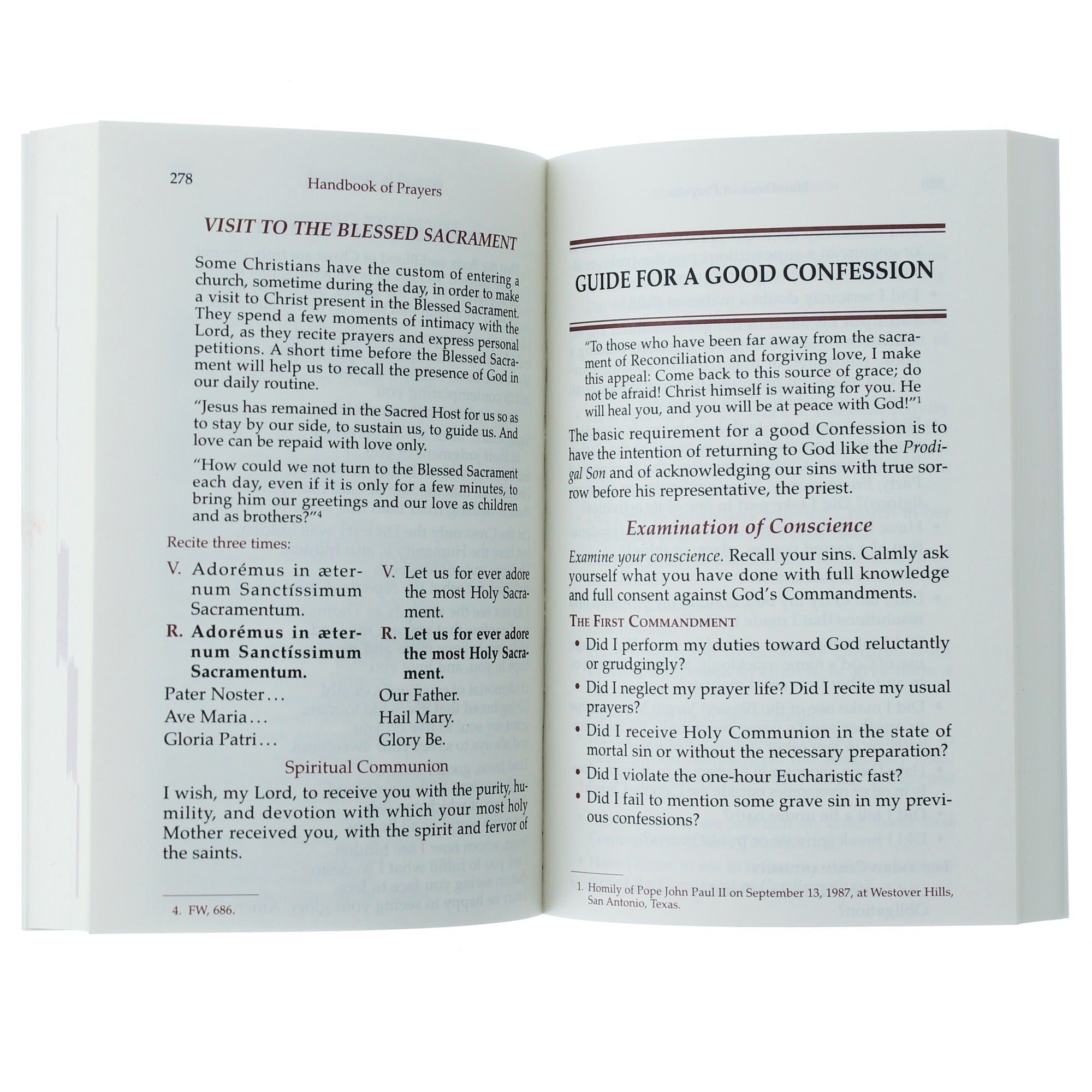 Handbook of Prayers, 8th Edition (Latin-English)