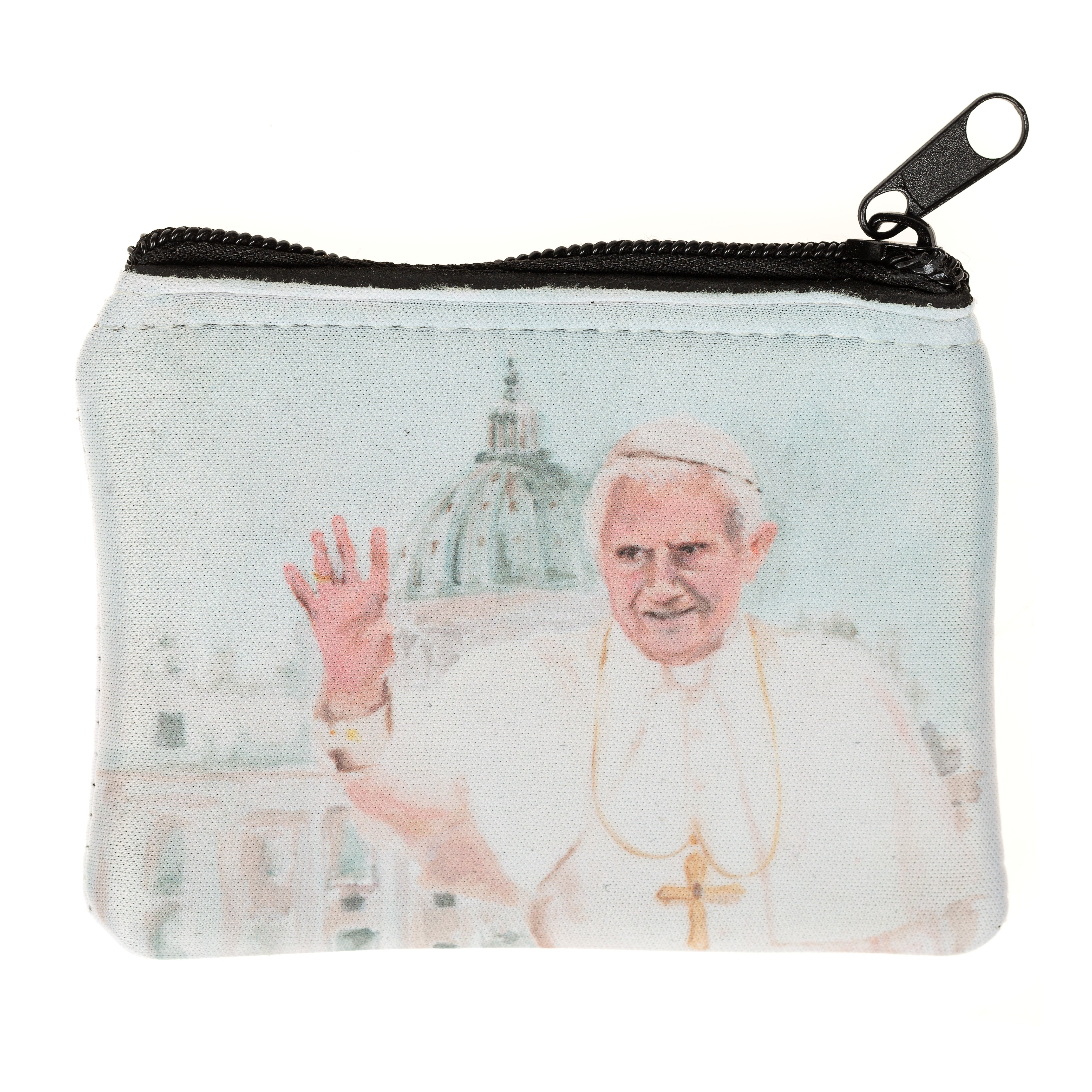 Personalized Pope Benedict XVI Rosary Pouch
