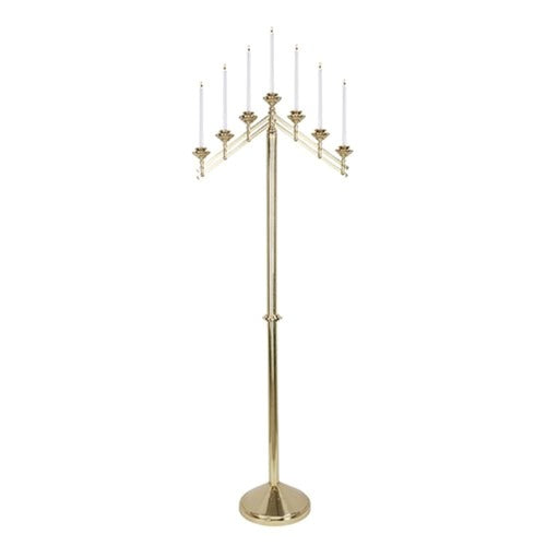 Seven-Light Floor Candelabra